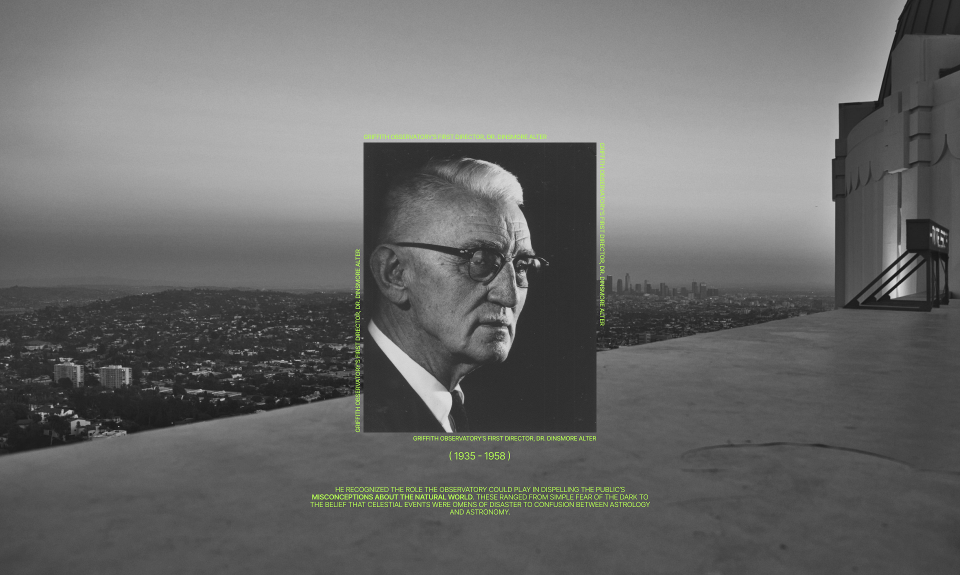 Griffith Observatory | Website Redesign — Изображение №9 — Интерфейсы, Брендинг на Dprofile