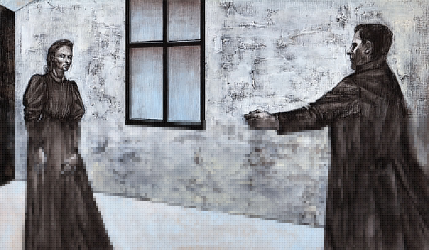 Иллюстрации к пьесе "Гедда Габлер" — Изображение №13 — Иллюстрация, Графика на Dprofile