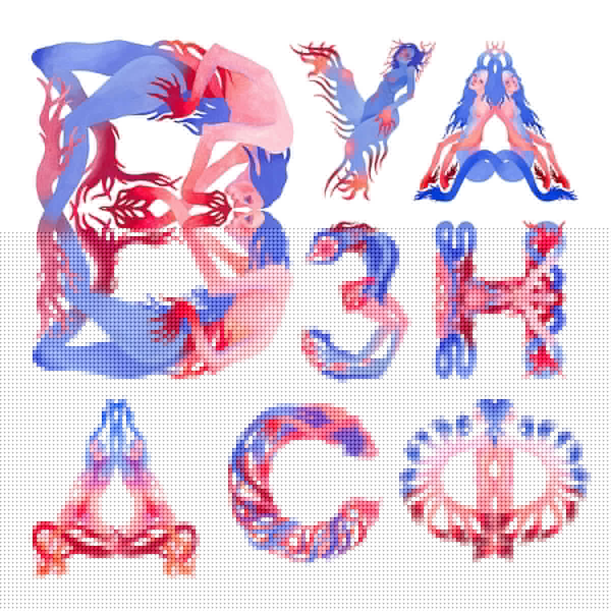 Алфавит "Химера" — Изображение №1 — Иллюстрация на Dprofile