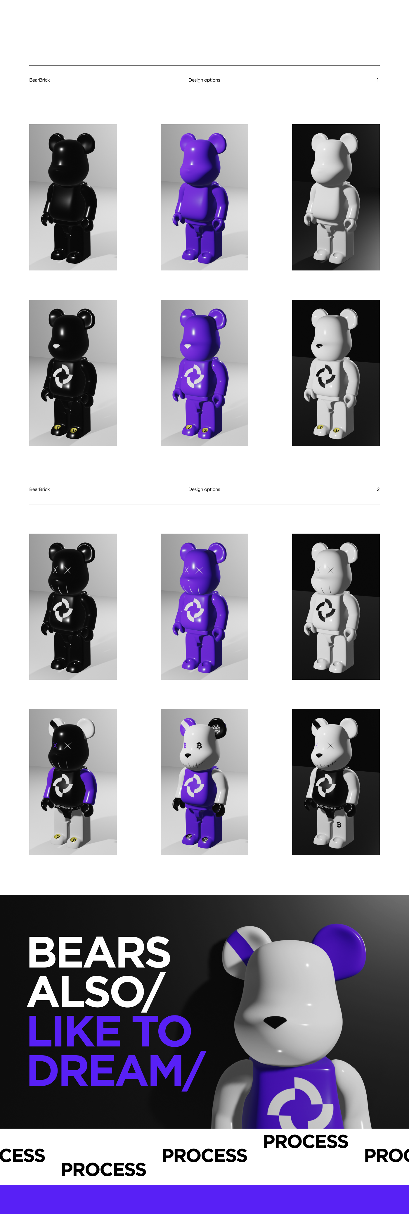 Bearbrick Promminer — Изображение №3 — Брендинг, 3D на Dprofile