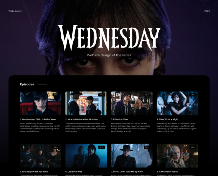 Wednesday web-design — Интерфейсы, Анимация на Dprofile