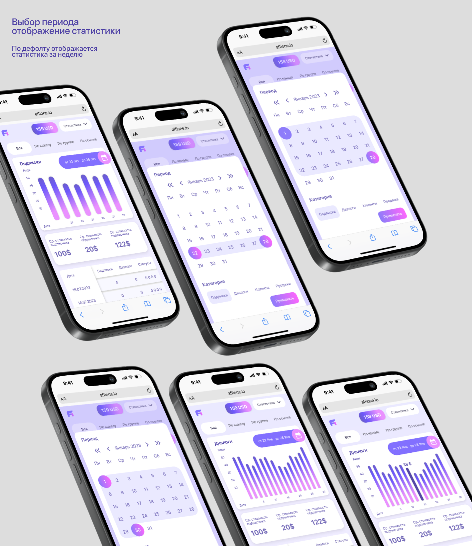 Дизайн партнерской СРА сети Affione — Изображение №15 — Интерфейсы, 3D на Dprofile