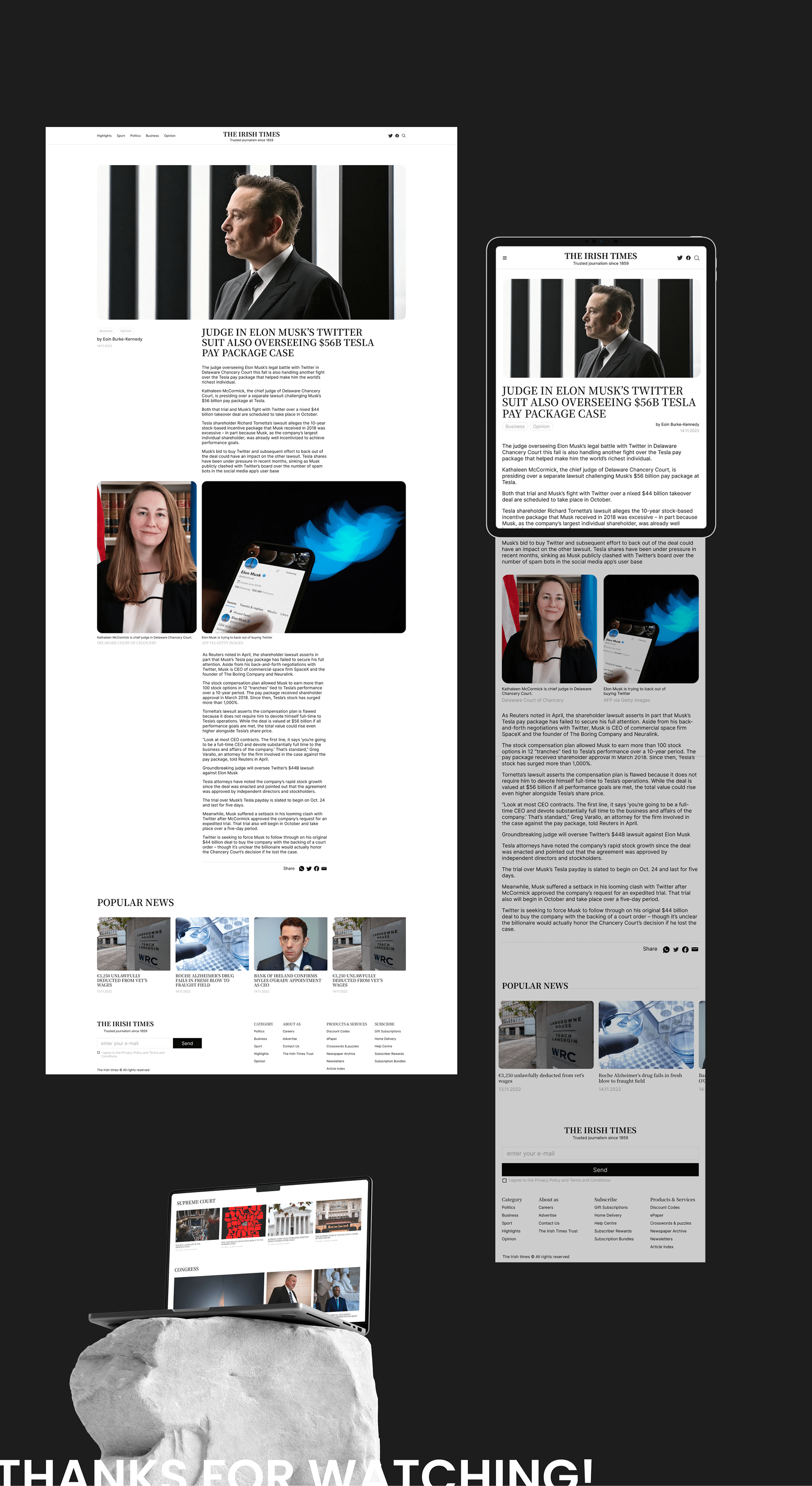 Irish Times News Website Redesign — Изображение №5 — Интерфейсы на Dprofile