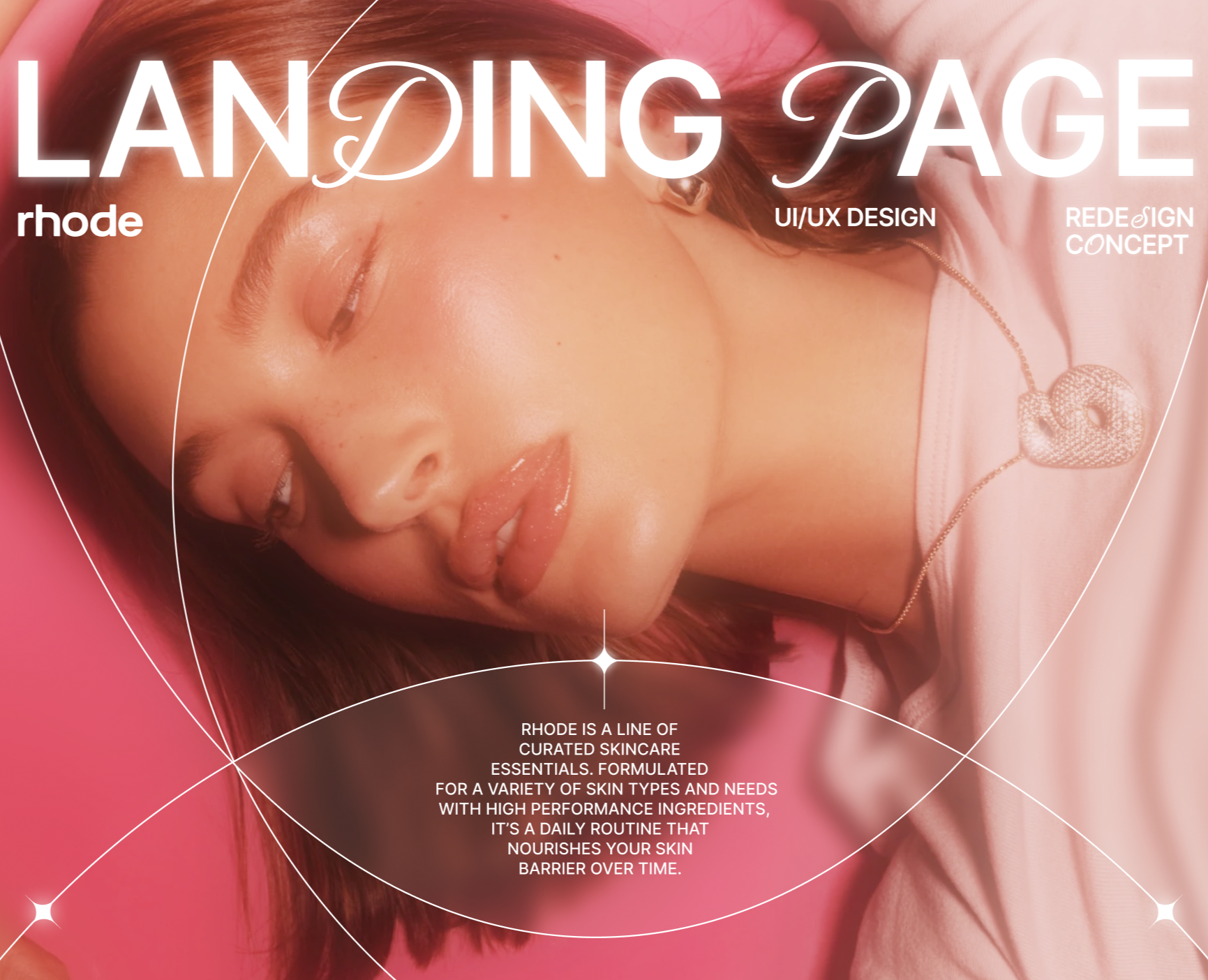 RHODE | Landing page на Dprofile