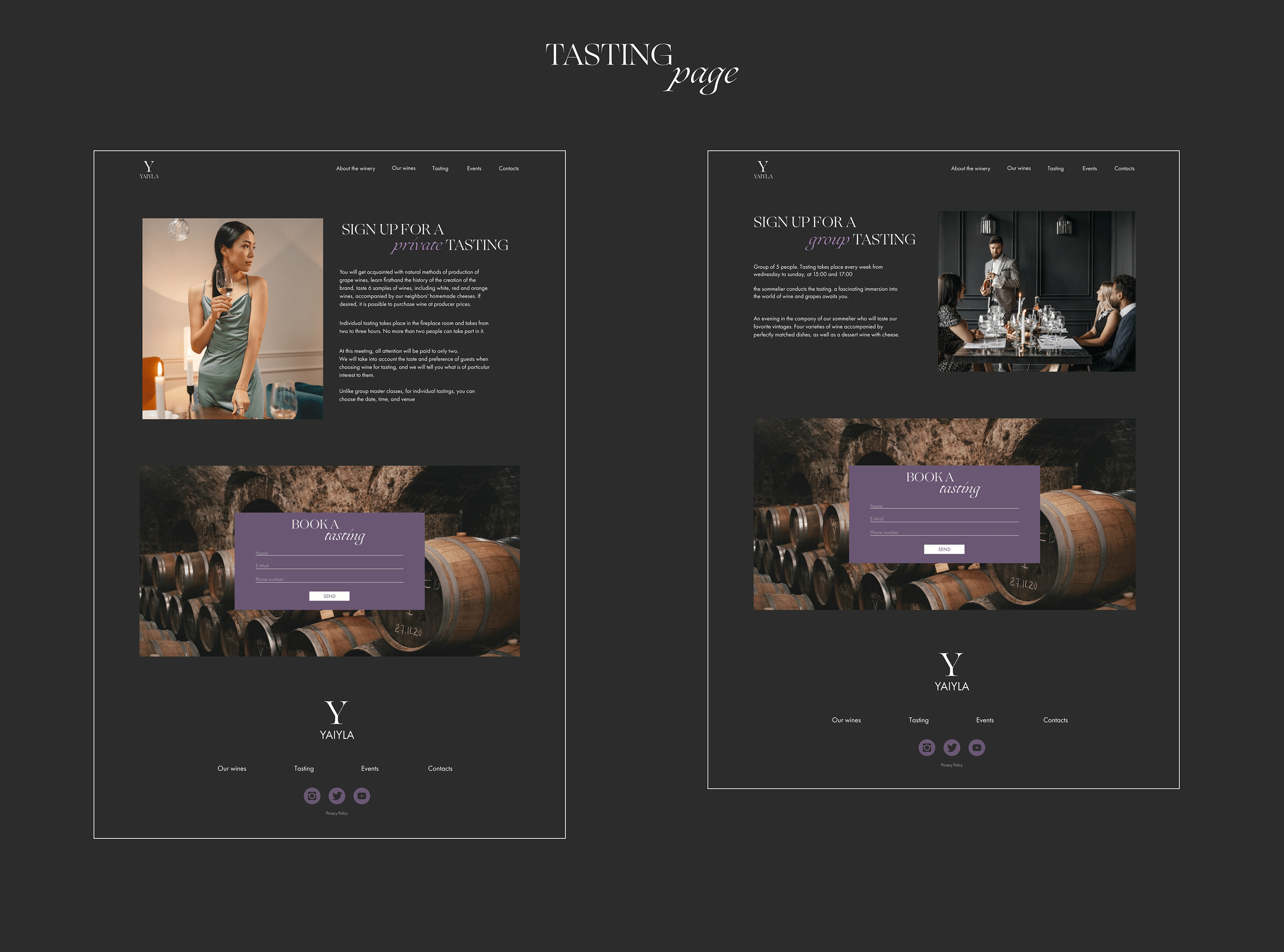 E-commerce| Yaiyla wine — Изображение №9 — Интерфейсы, Брендинг, Графика на Dprofile