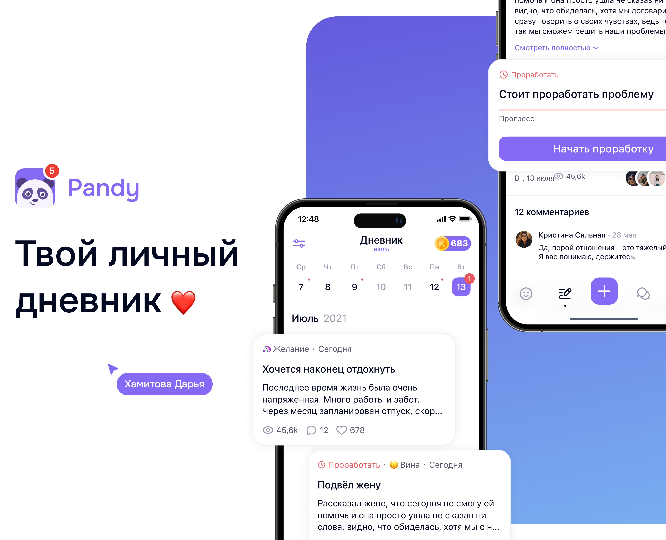 Pandy — Personal diary на Dprofile