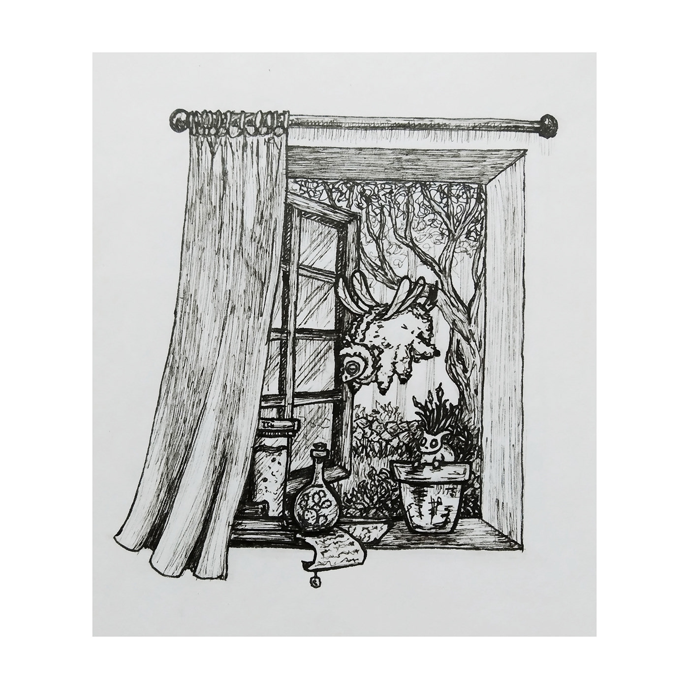 Inktober 2021 — Изображение №8 — Иллюстрация, Графика на Dprofile