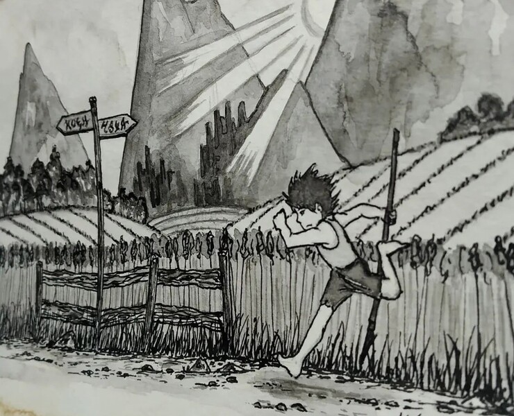 Inktober 2022 — Иллюстрация, Графика на Dprofile