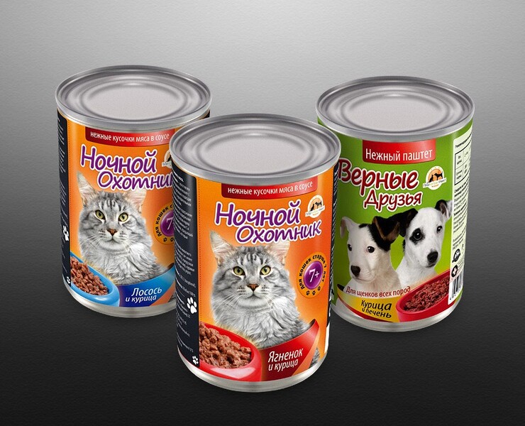 Cat and dog food packaging design - 2011 — Брендинг на Dprofile
