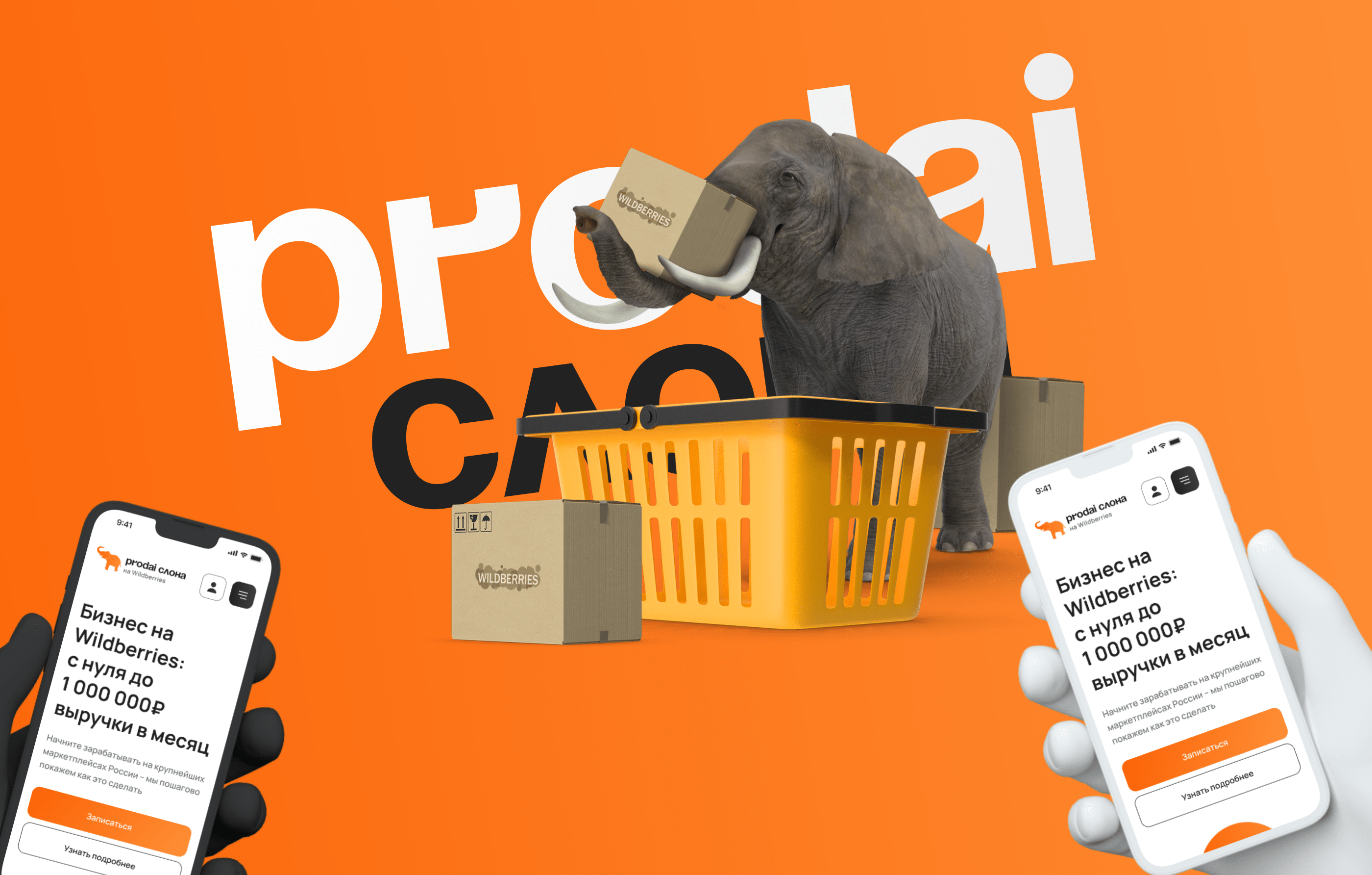 Prodai слона - курс по выходу на wildberries — Изображение №5 — Интерфейсы, Брендинг на Dprofile