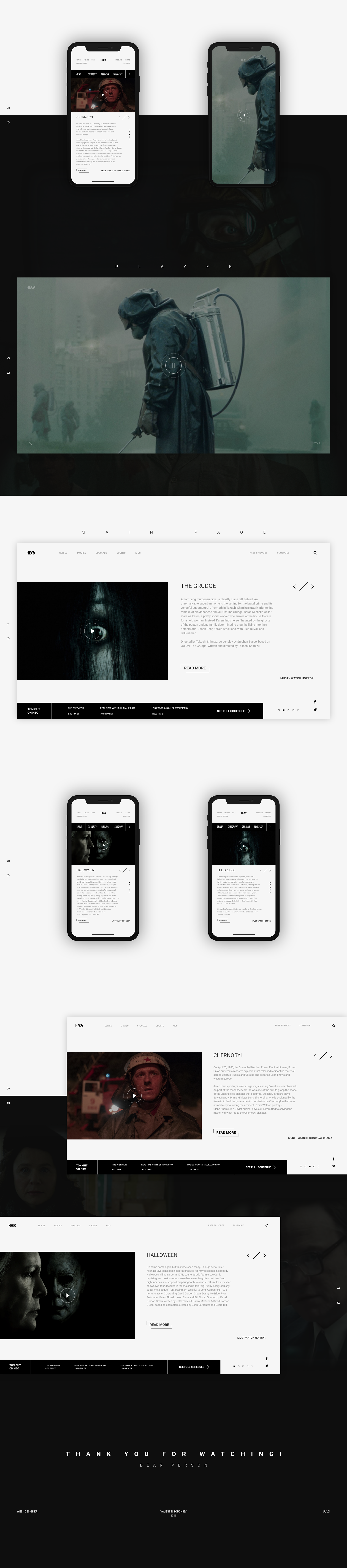 Web - Project ∣ CHERNOBYL ∣ HBO — Изображение №2 — Интерфейсы, Графика, Анимация на Dprofile