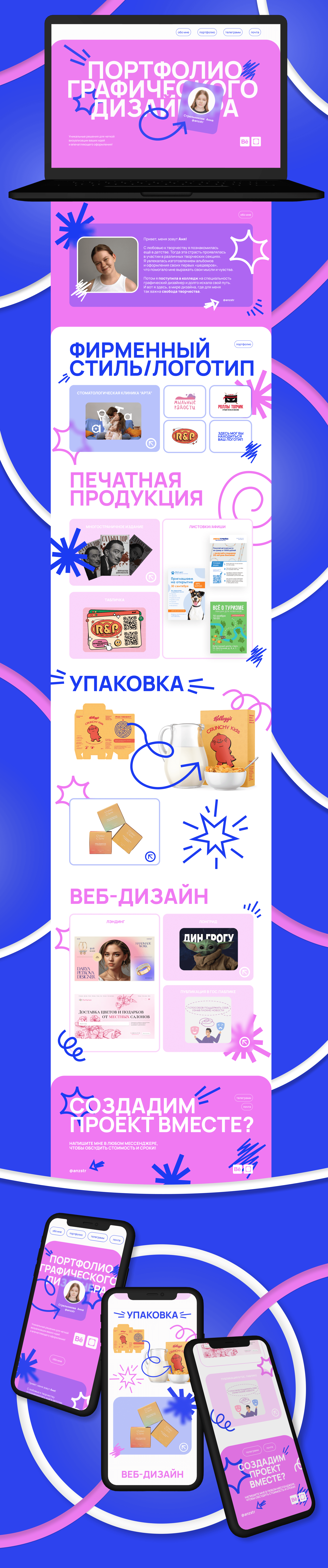 портфолио графический дизайн │ portfolio graphic design — Изображение №2 — Интерфейсы, Брендинг на Dprofile