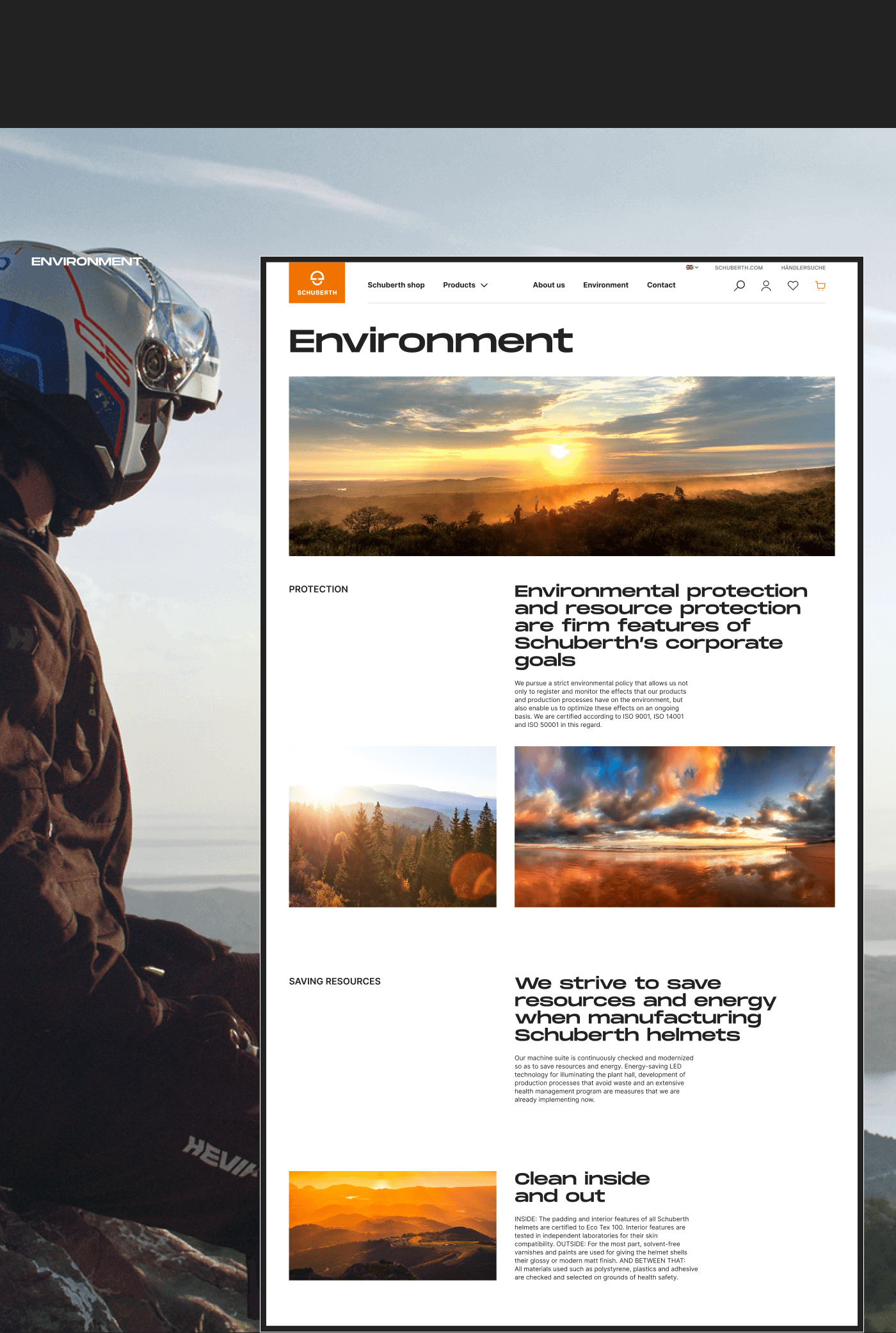 SCHUBERTH | E-commerce Redesign — Изображение №13 — Брендинг, Интерфейсы на Dprofile
