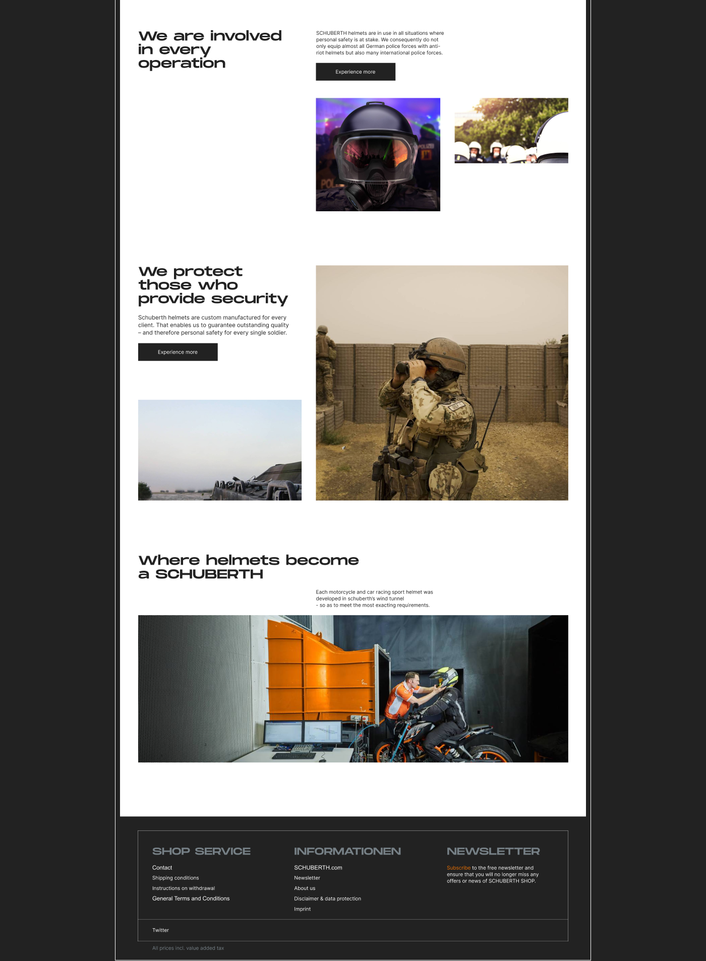 SCHUBERTH | E-commerce Redesign — Изображение №6 — Брендинг, Интерфейсы на Dprofile