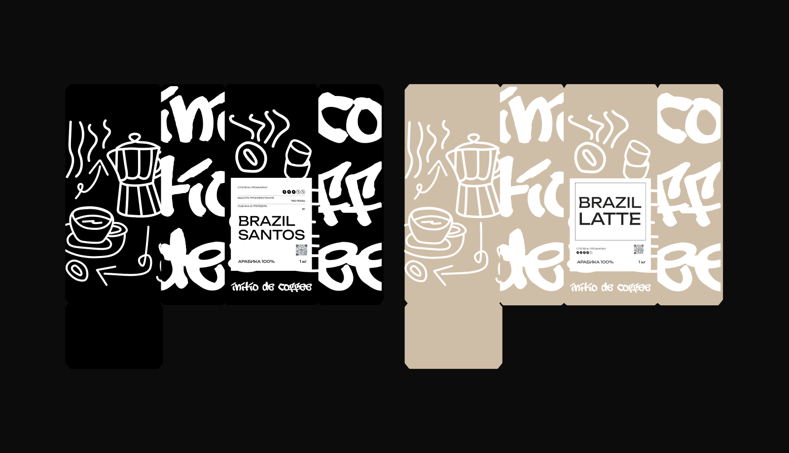 INITIO DE COFFEE — Изображение №9 — Брендинг, Графика на Dprofile