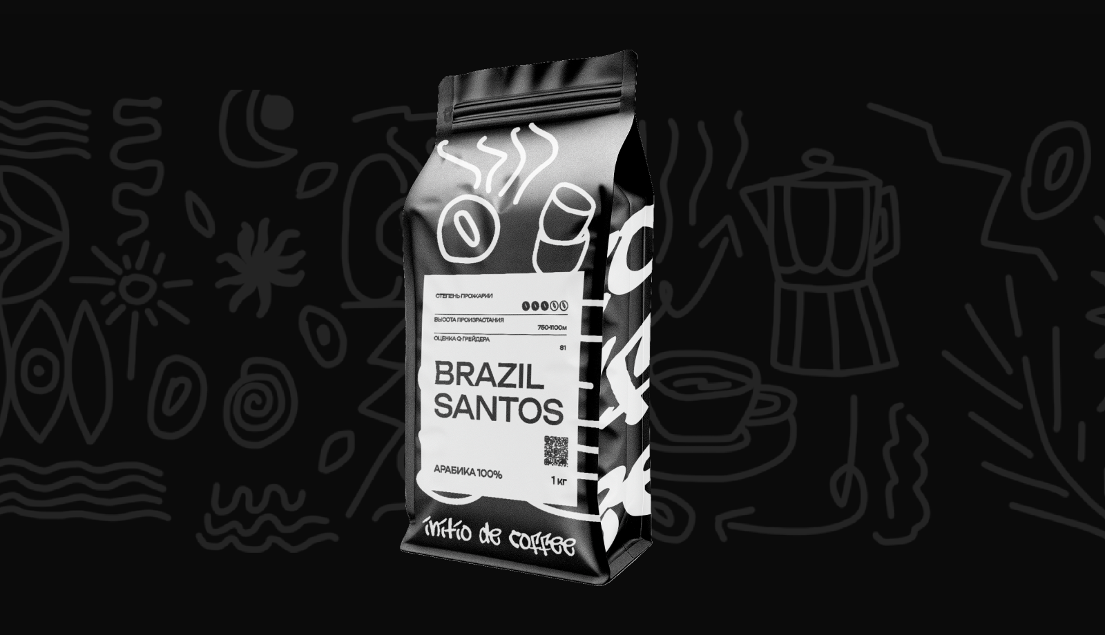 INITIO DE COFFEE — Изображение №4 — Брендинг, Графика на Dprofile
