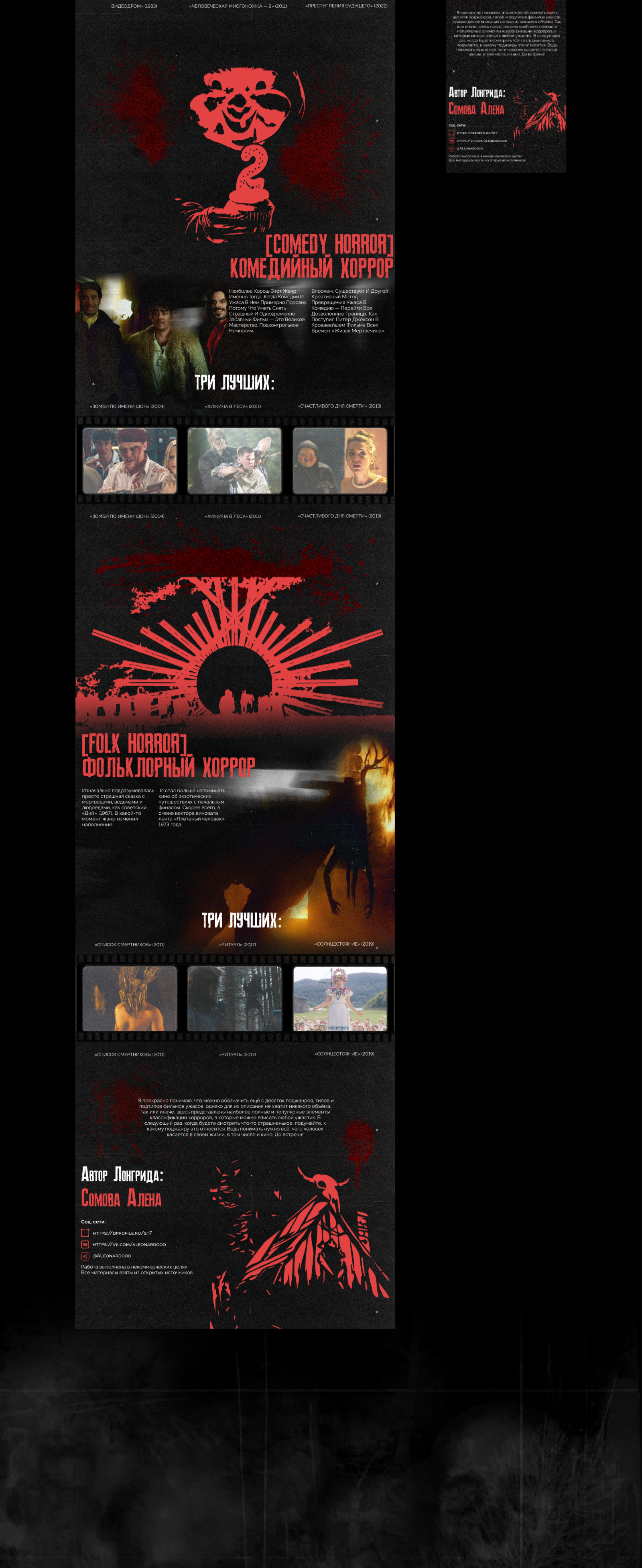 Лонгрид "Все существующие  жанры хоррора" — Изображение №10 — Графика на Dprofile