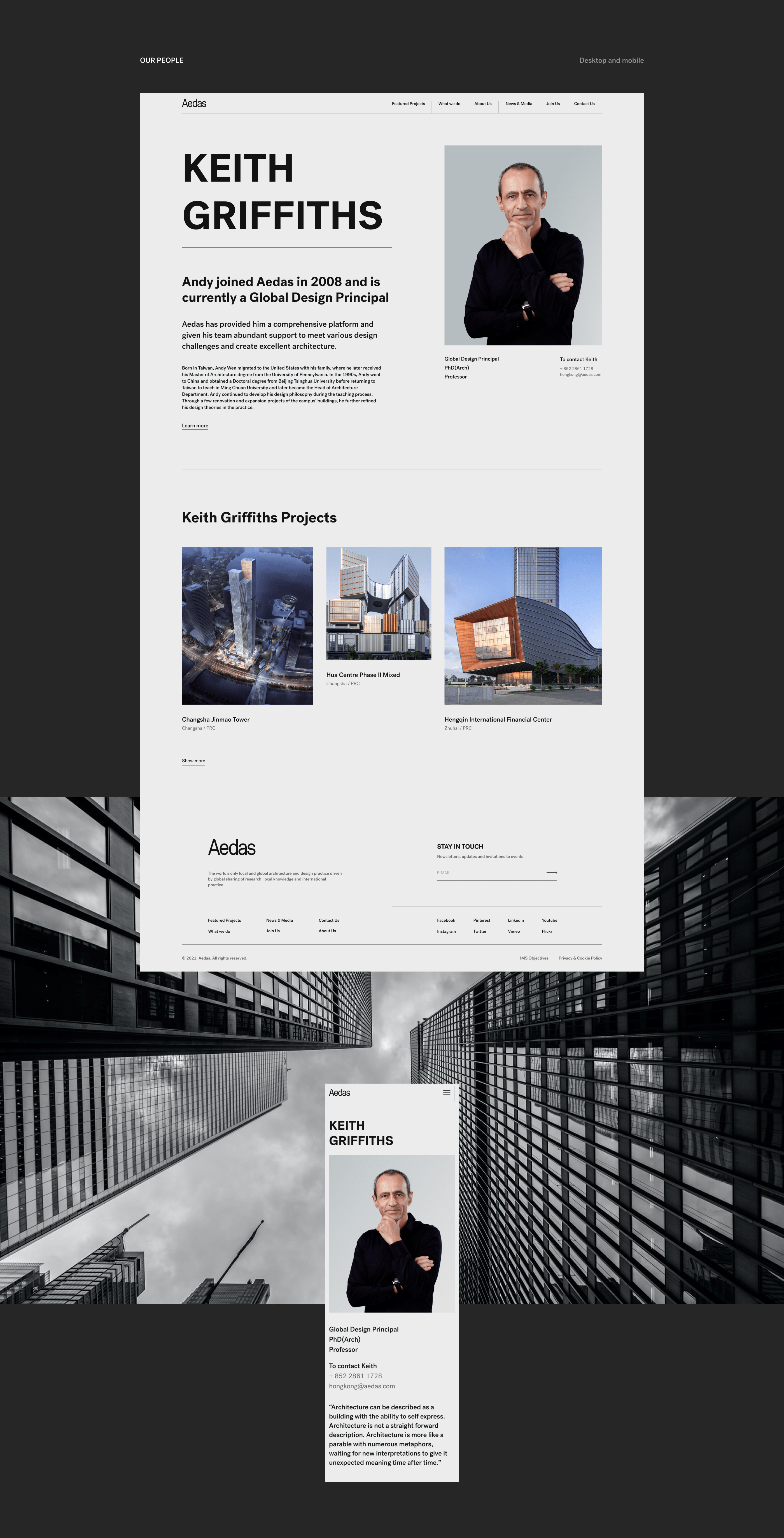 Aedas — reDesign — Изображение №10 — Интерфейсы, Брендинг на Dprofile