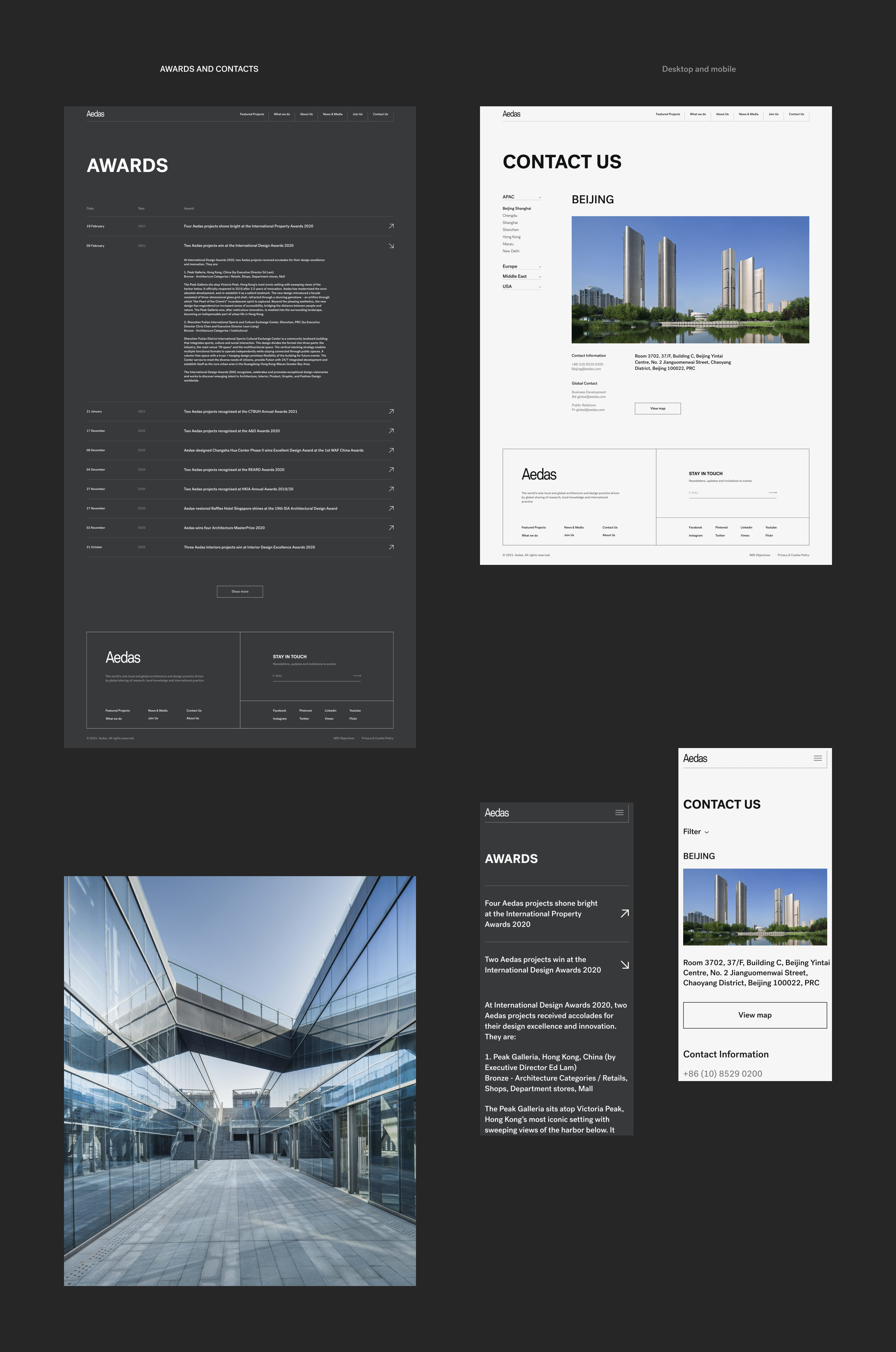 Aedas — reDesign — Изображение №11 — Интерфейсы, Брендинг на Dprofile