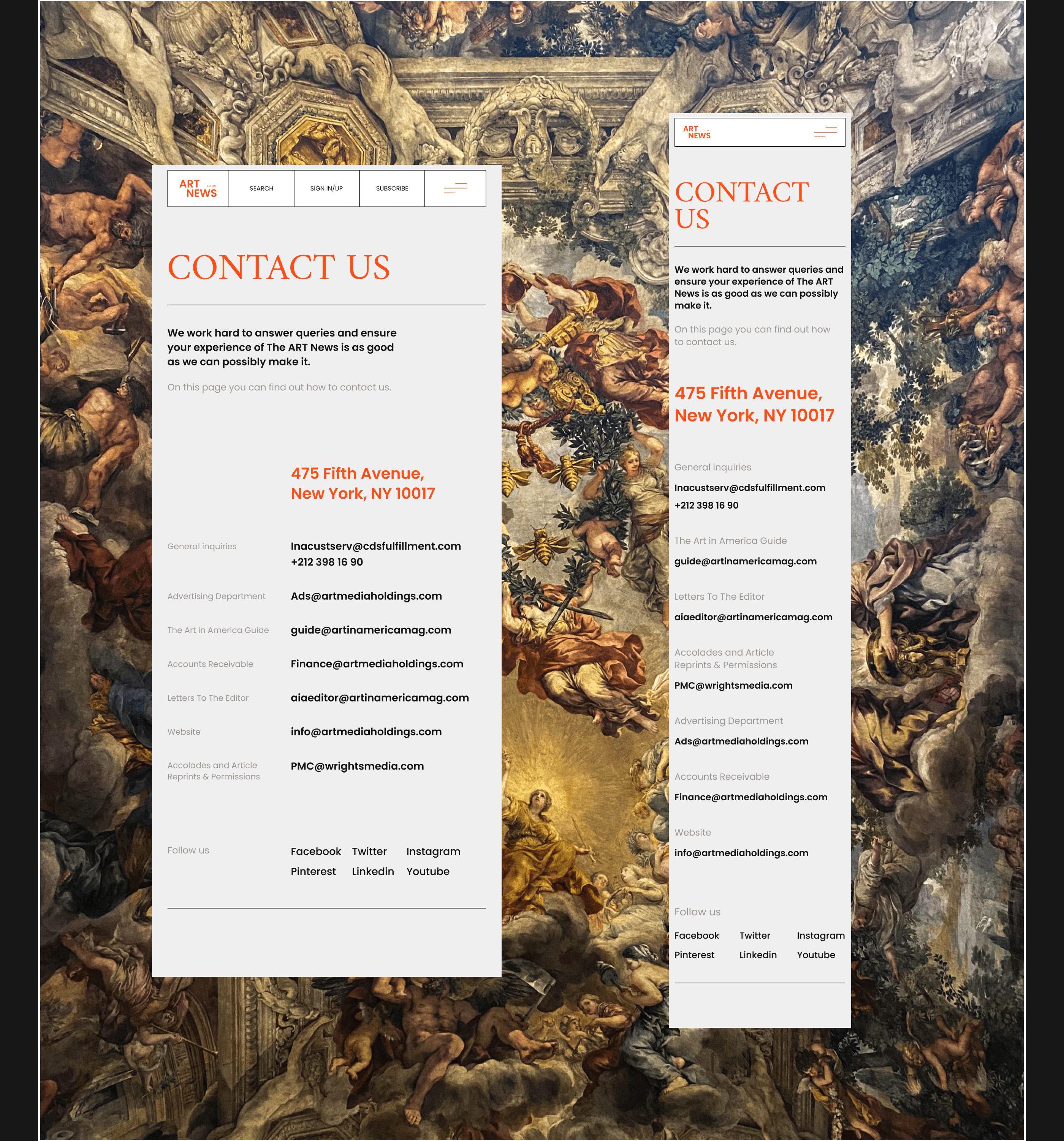 ArtNews — Изображение №9 — Интерфейсы, Брендинг на Dprofile