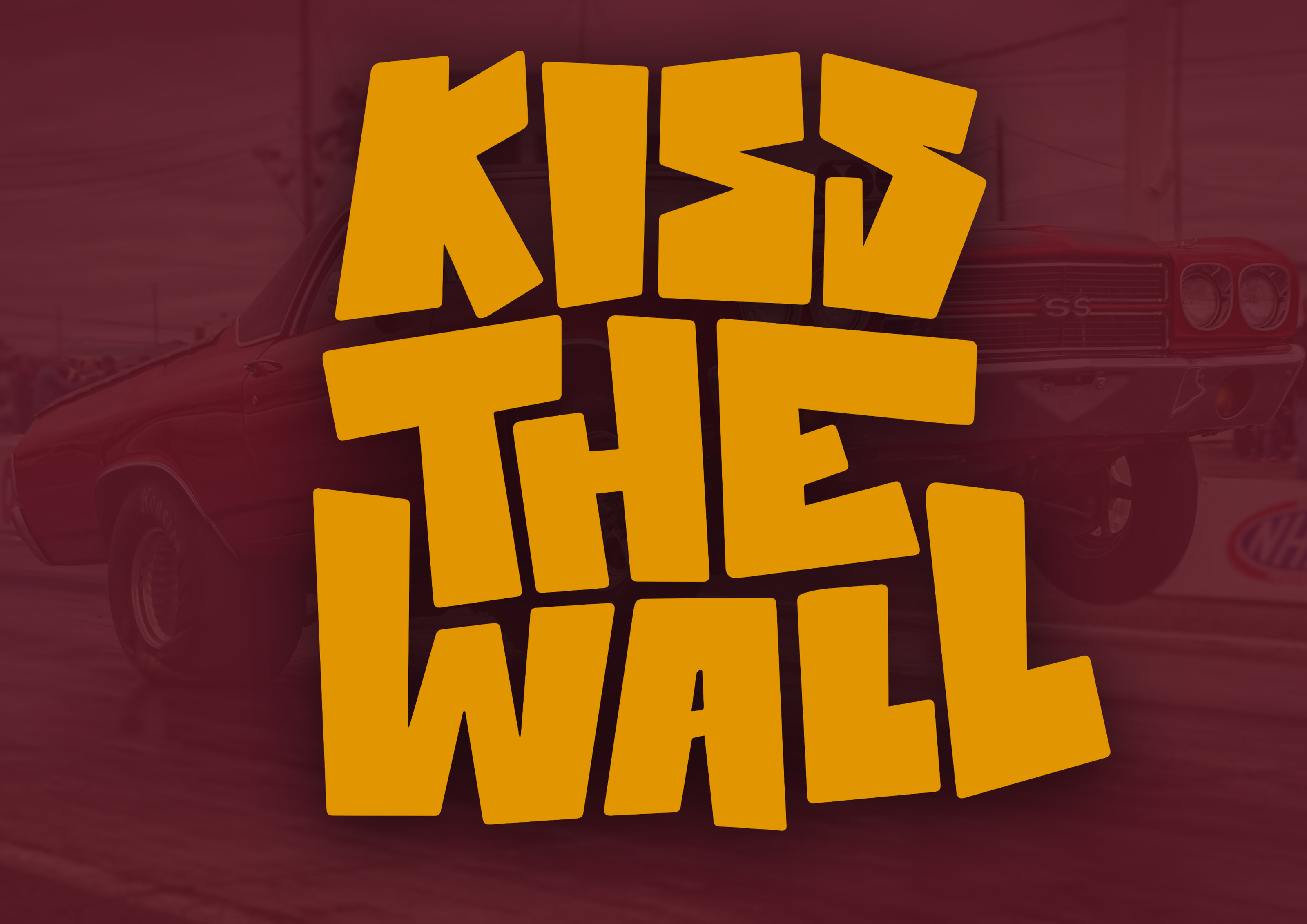 Леттеринг-логотип KISS THE WALL — Изображение №5 — Брендинг, Графика на Dprofile