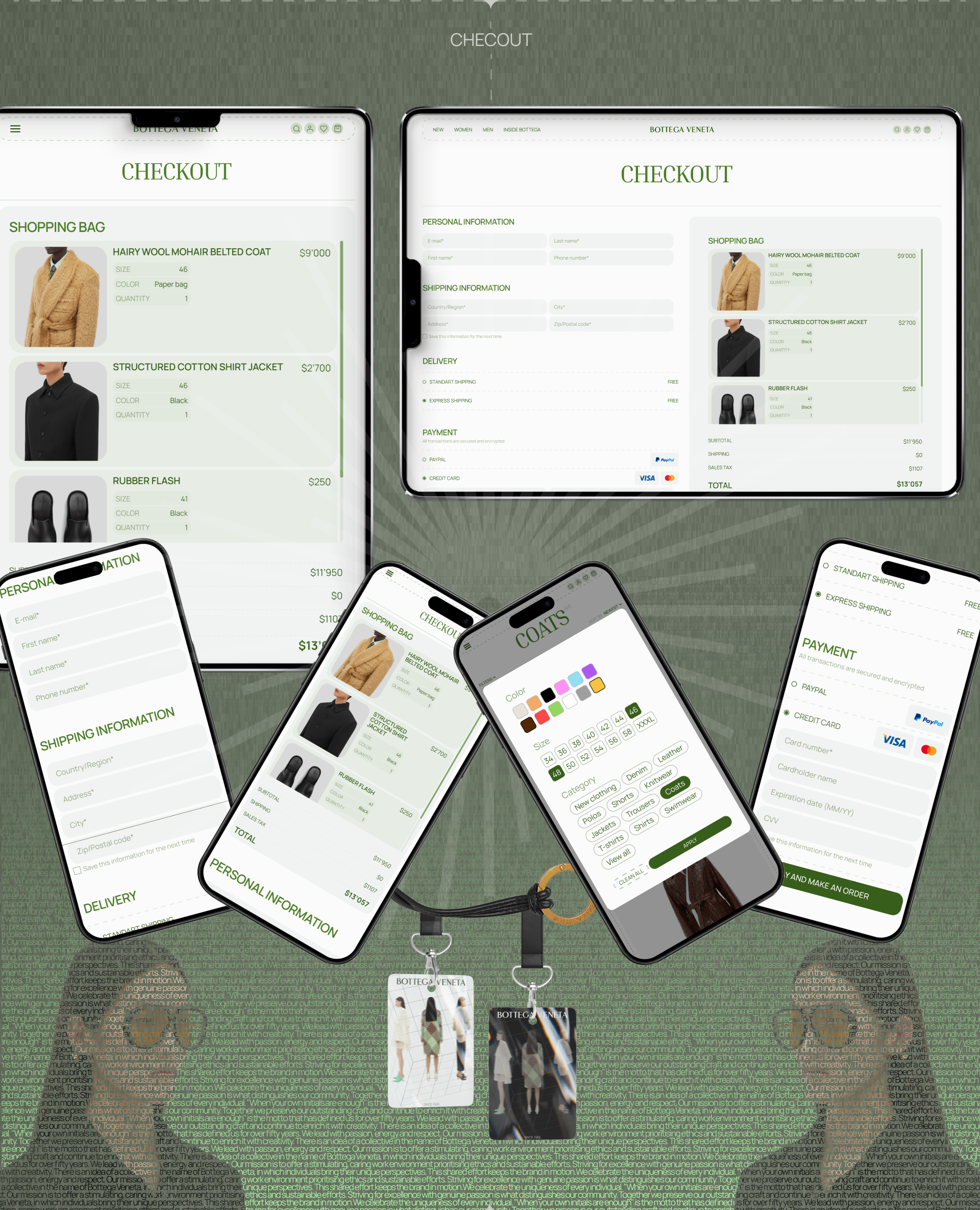 Bottega Veneta | E-commerce website redesign — Изображение №8 — Интерфейсы, Анимация на Dprofile
