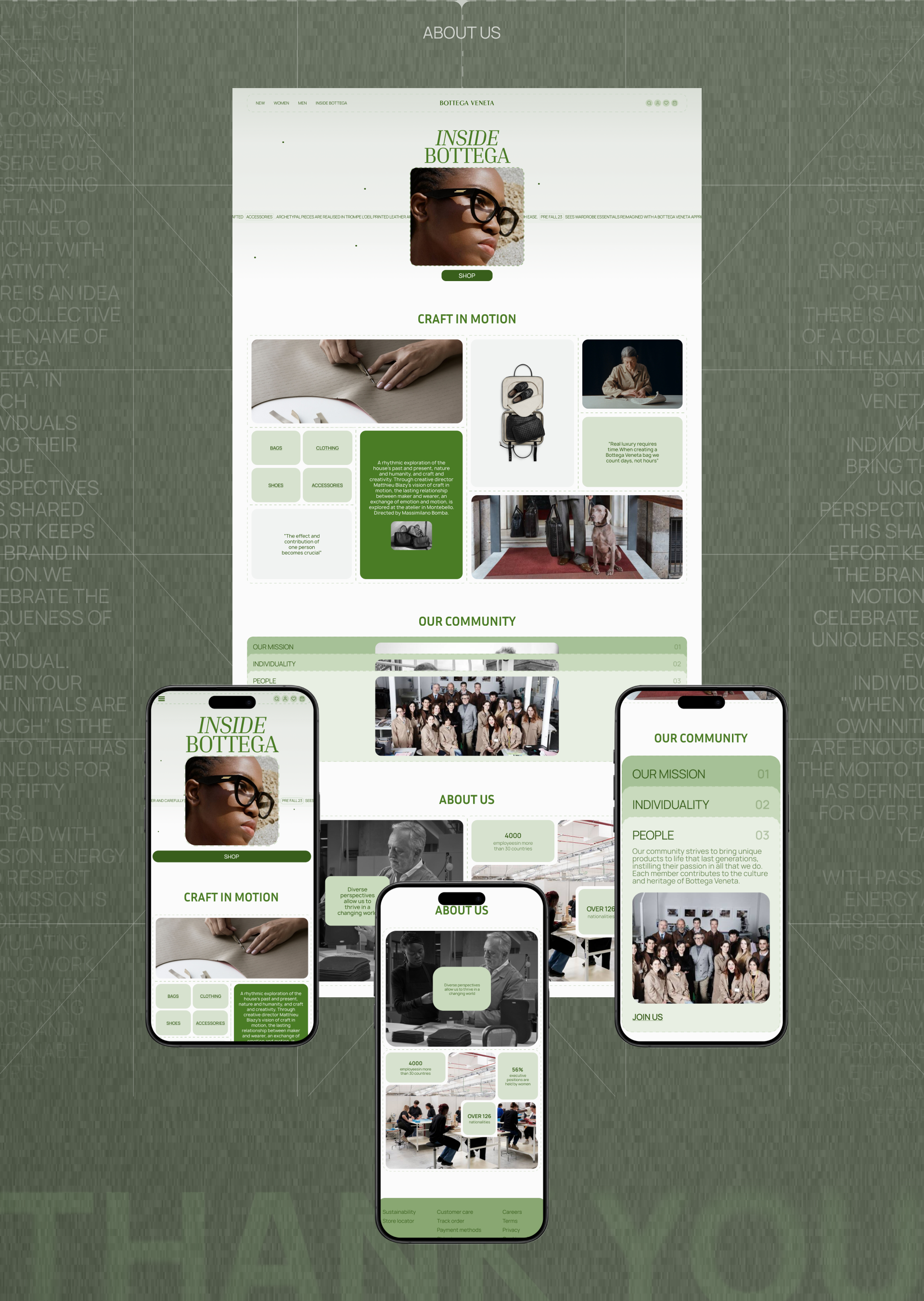 Bottega Veneta | E-commerce website redesign — Изображение №9 — Интерфейсы, Анимация на Dprofile