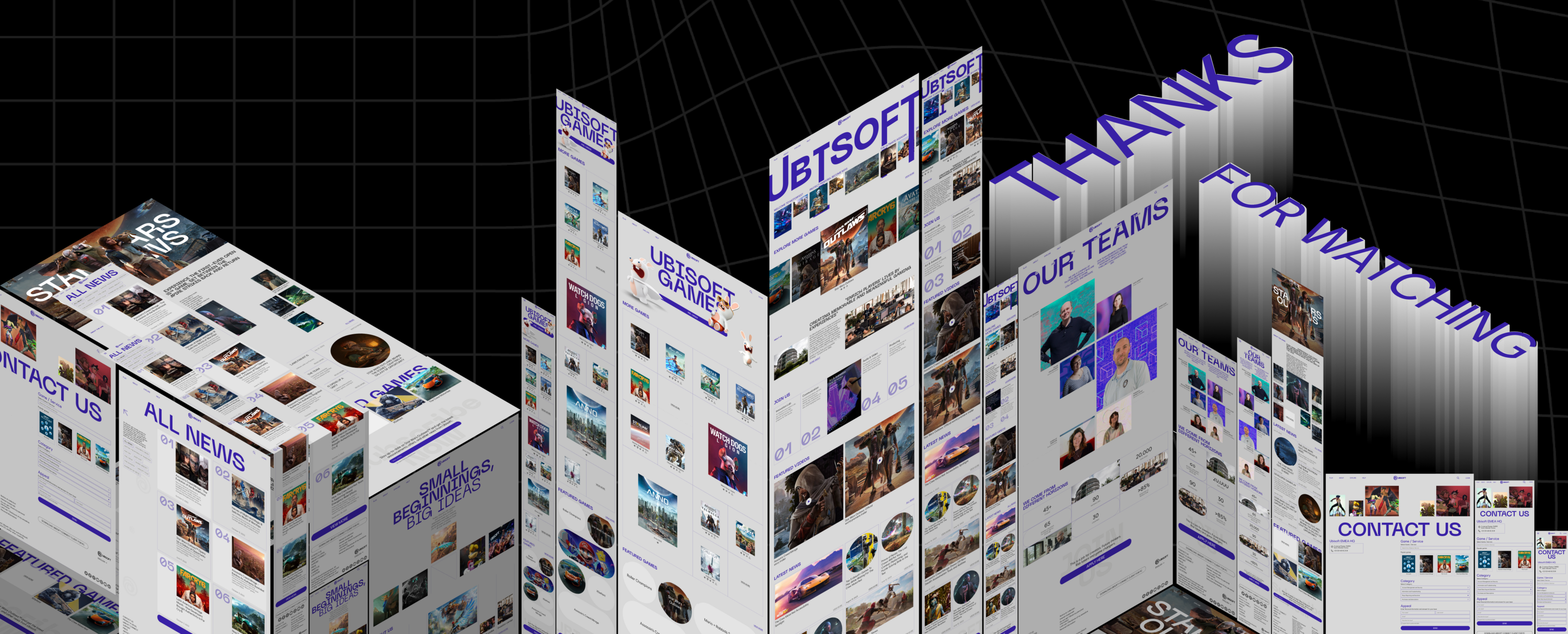 Ubisoft | Corporate website redesign — Изображение №12 — Интерфейсы, Анимация на Dprofile