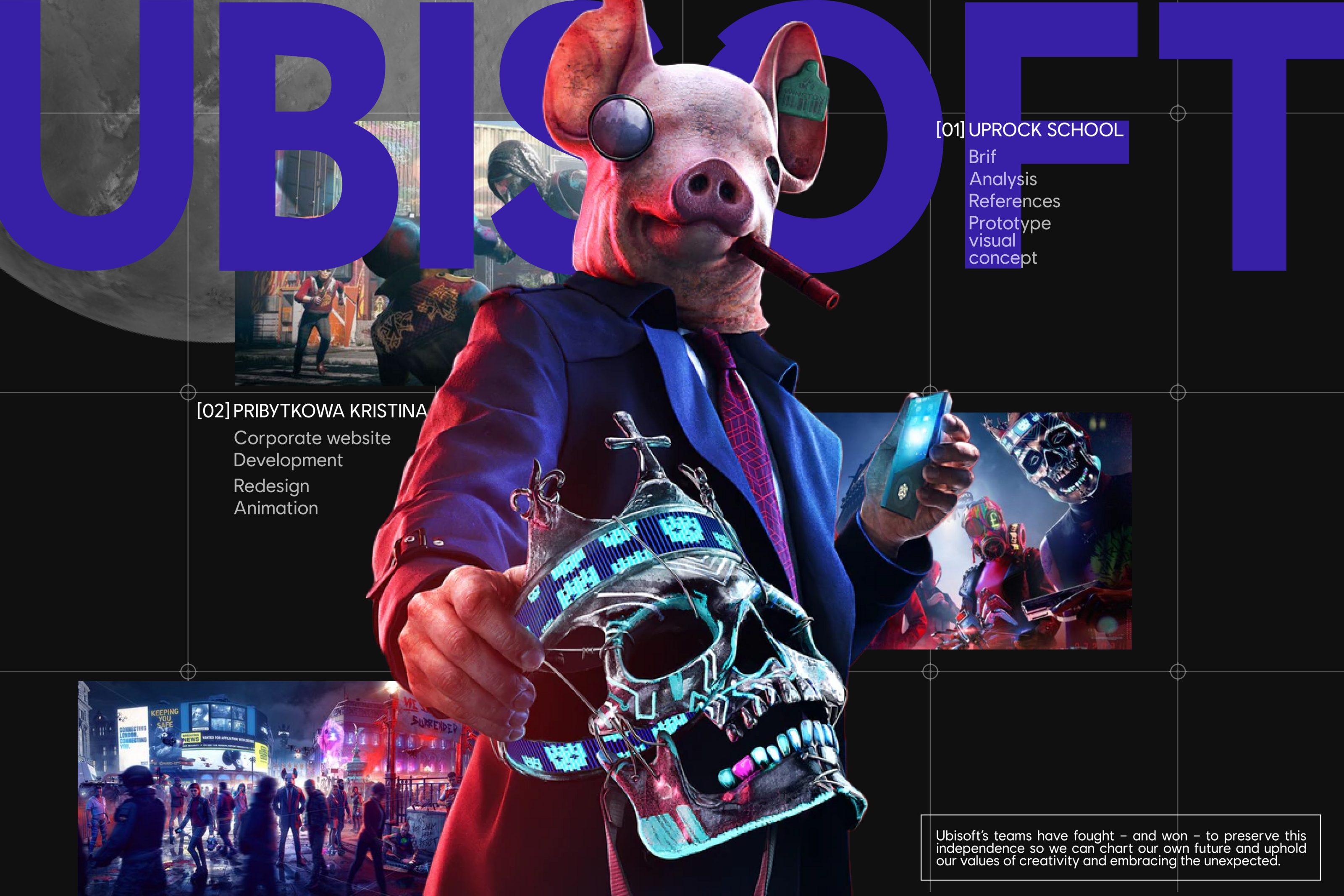 Ubisoft | Corporate website redesign — Изображение №1 — Интерфейсы, Анимация на Dprofile