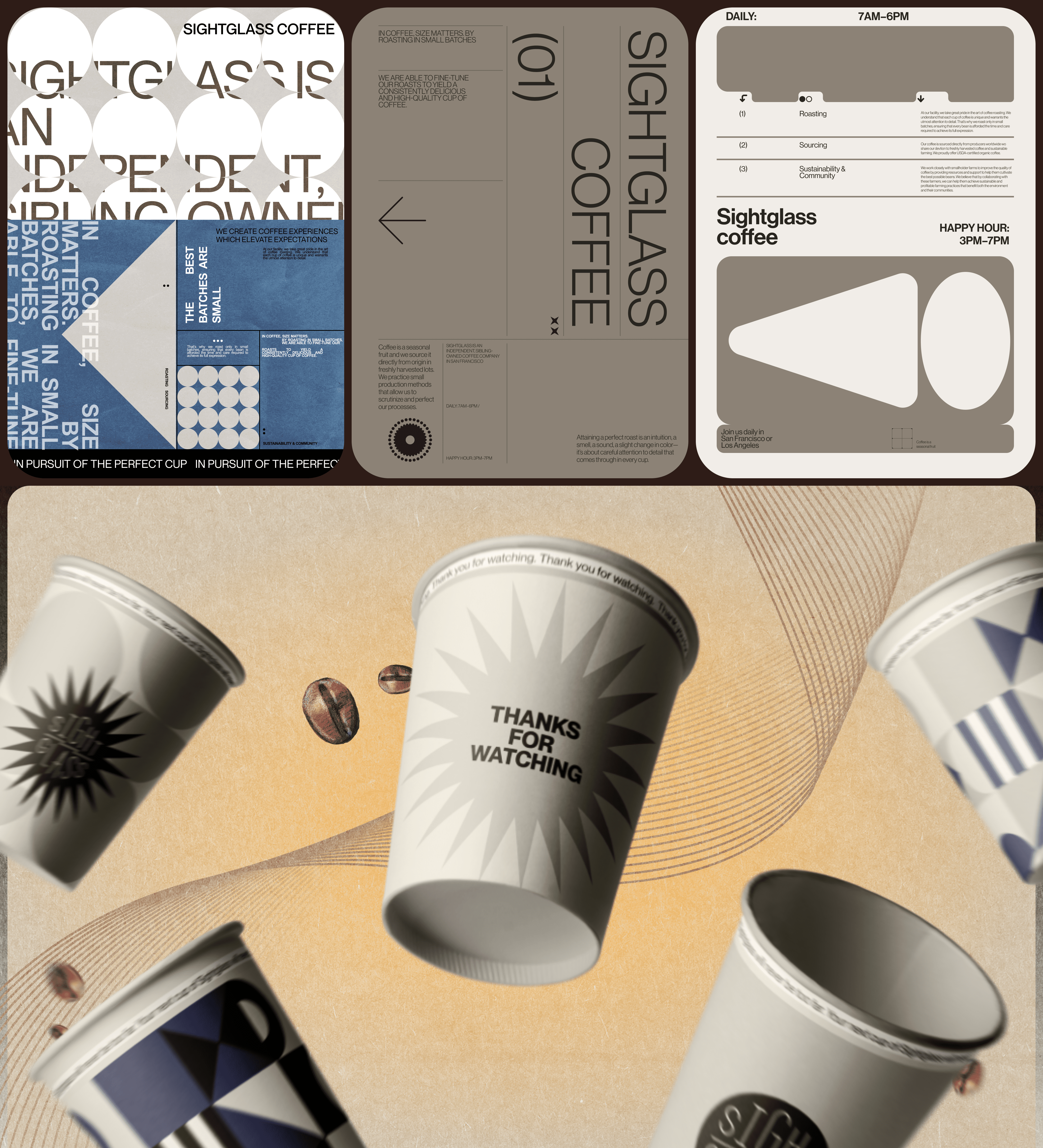 Sightglass coffee | Landing page redesign — Изображение №8 — Интерфейсы, Графика на Dprofile