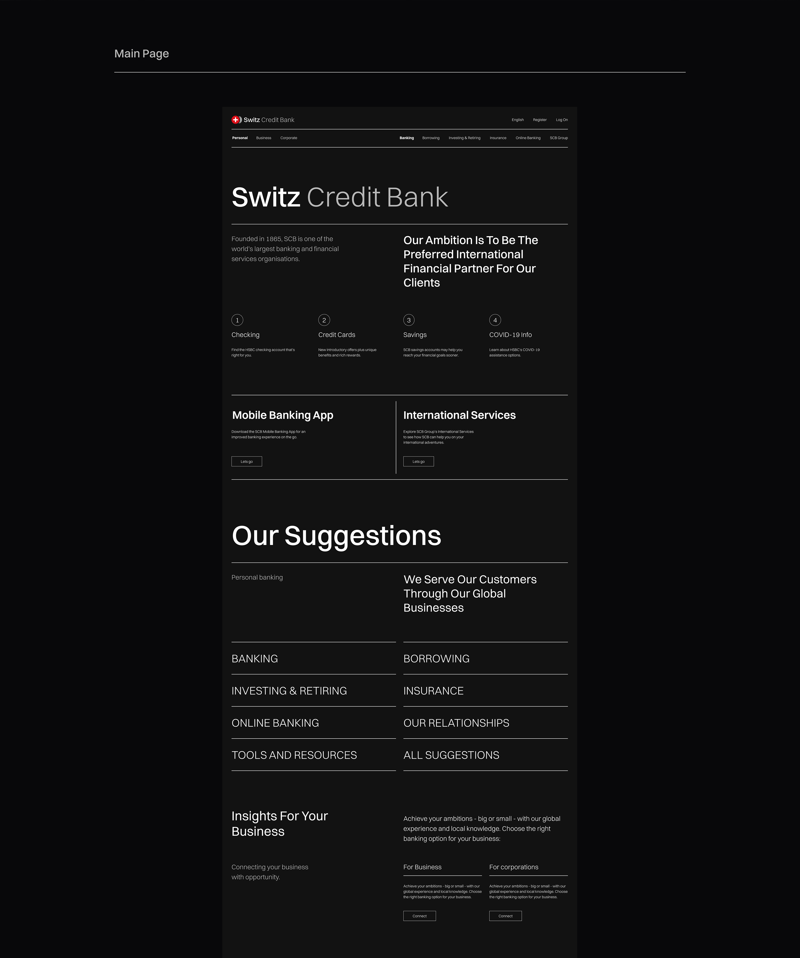 Switz Credit Bank — Изображение №9 — Интерфейсы, Брендинг на Dprofile