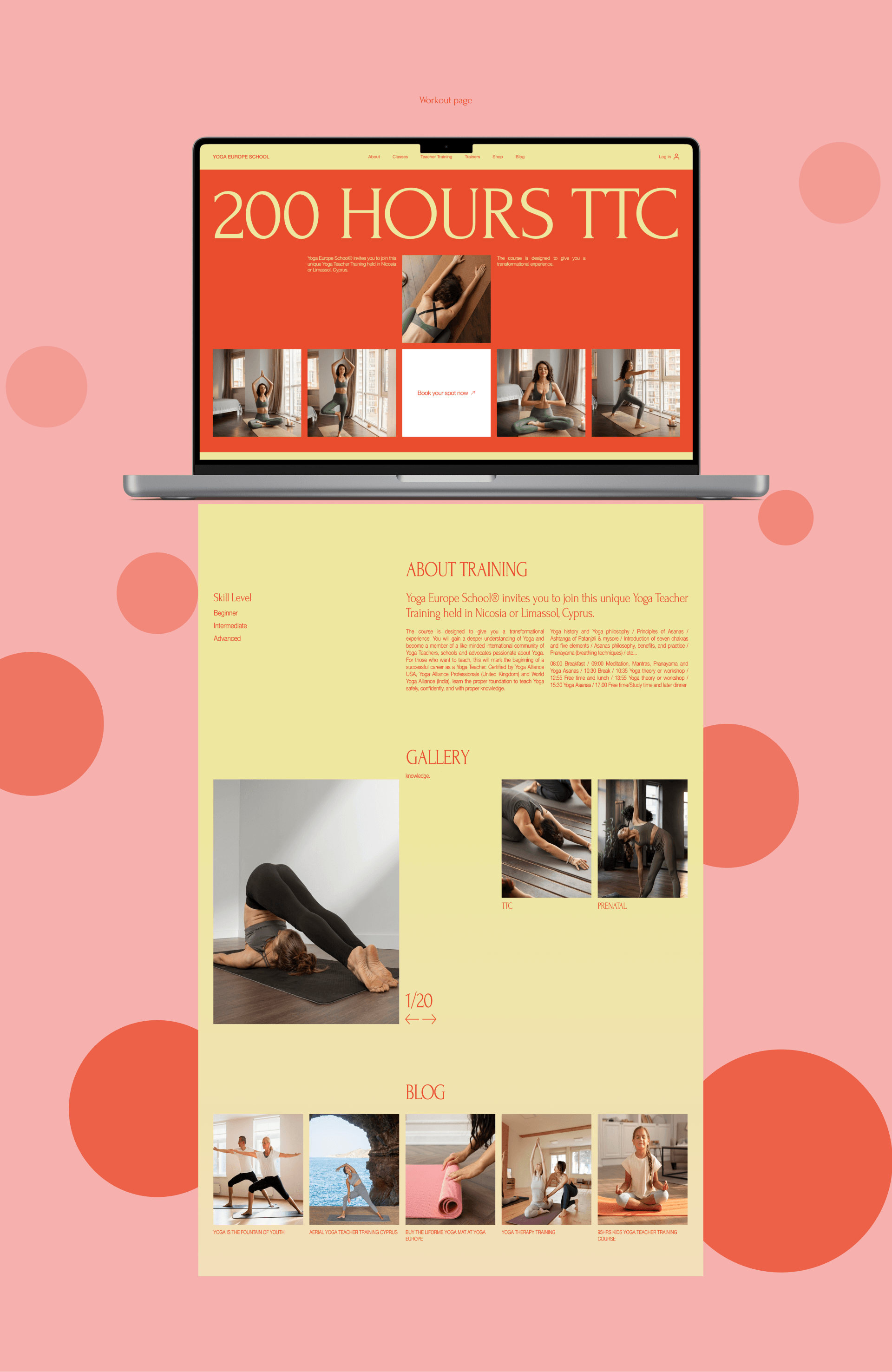 YOGA EUROPE SCHOOL — Изображение №5 — Интерфейсы на Dprofile