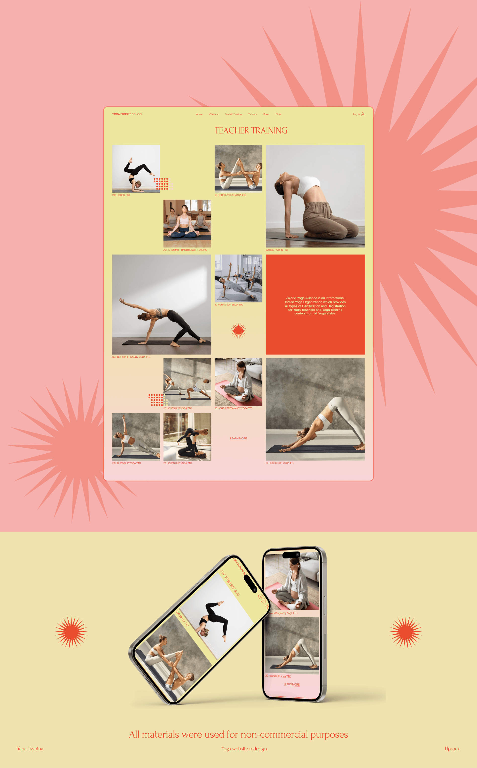YOGA EUROPE SCHOOL — Изображение №10 — Интерфейсы на Dprofile