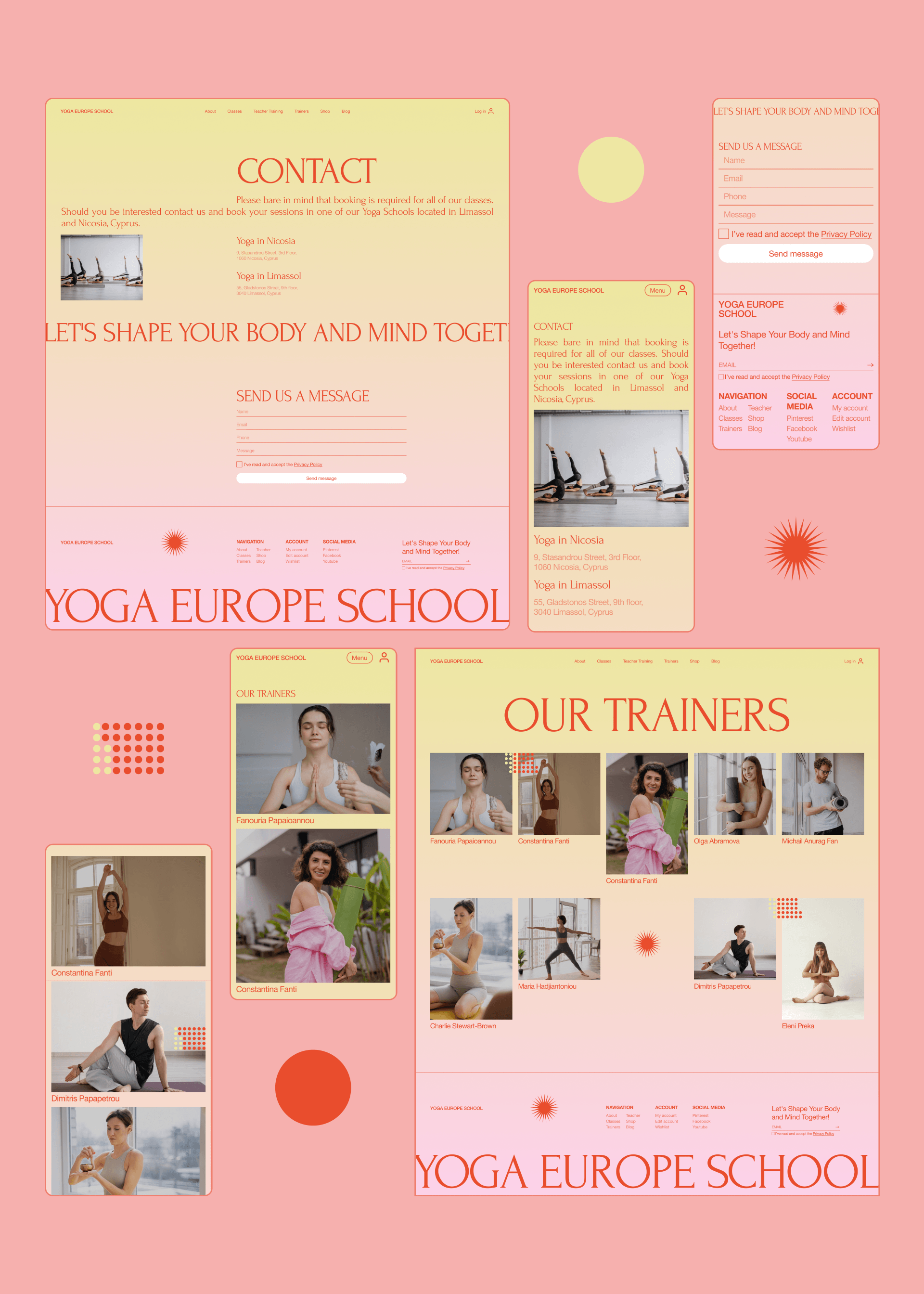 YOGA EUROPE SCHOOL — Изображение №8 — Интерфейсы на Dprofile