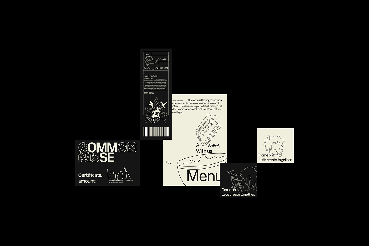 COMMON MUSE — Изображение №2 — Брендинг на Dprofile
