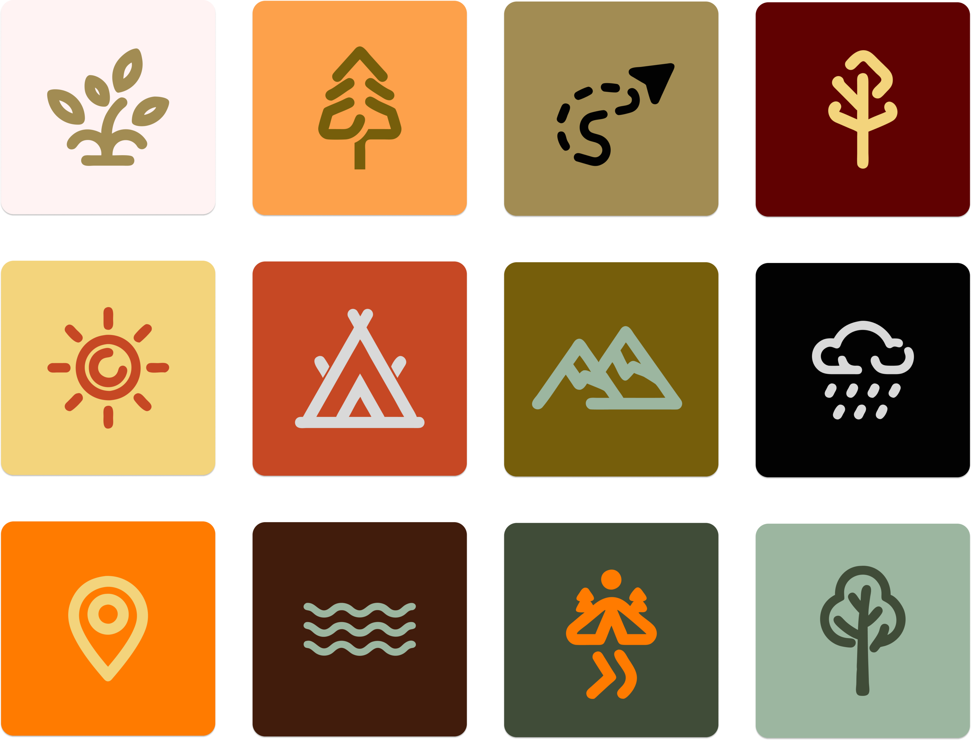 Фирменный стиль | полиграфия для глэмпинга — Изображение №35 — Брендинг на Dprofile