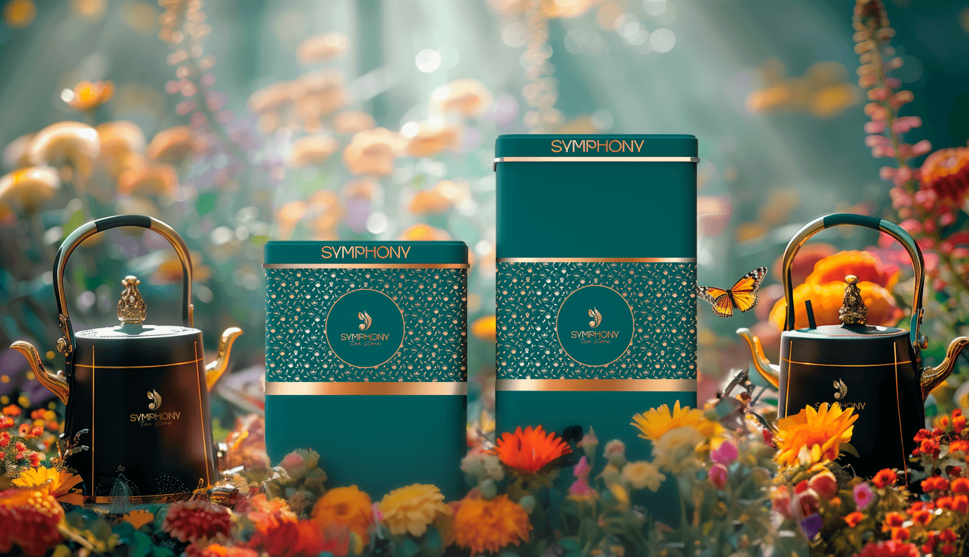 Фирменный стиль для чайного бренда "СИМФОНИЯ" — Изображение №21 — Брендинг, Маркетинг на Dprofile