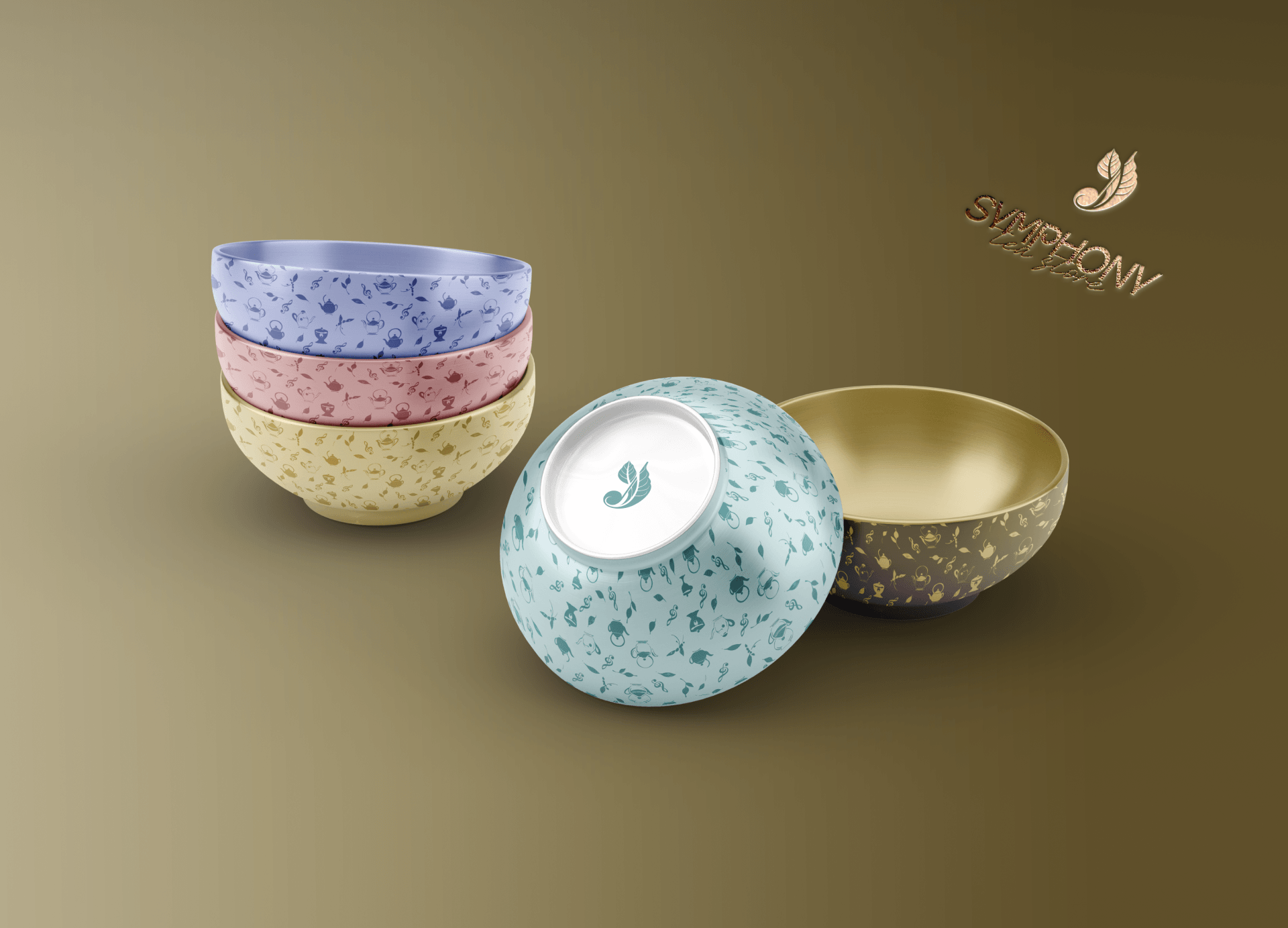 Фирменный стиль для чайного бренда "СИМФОНИЯ" — Изображение №17 — Брендинг, Маркетинг на Dprofile