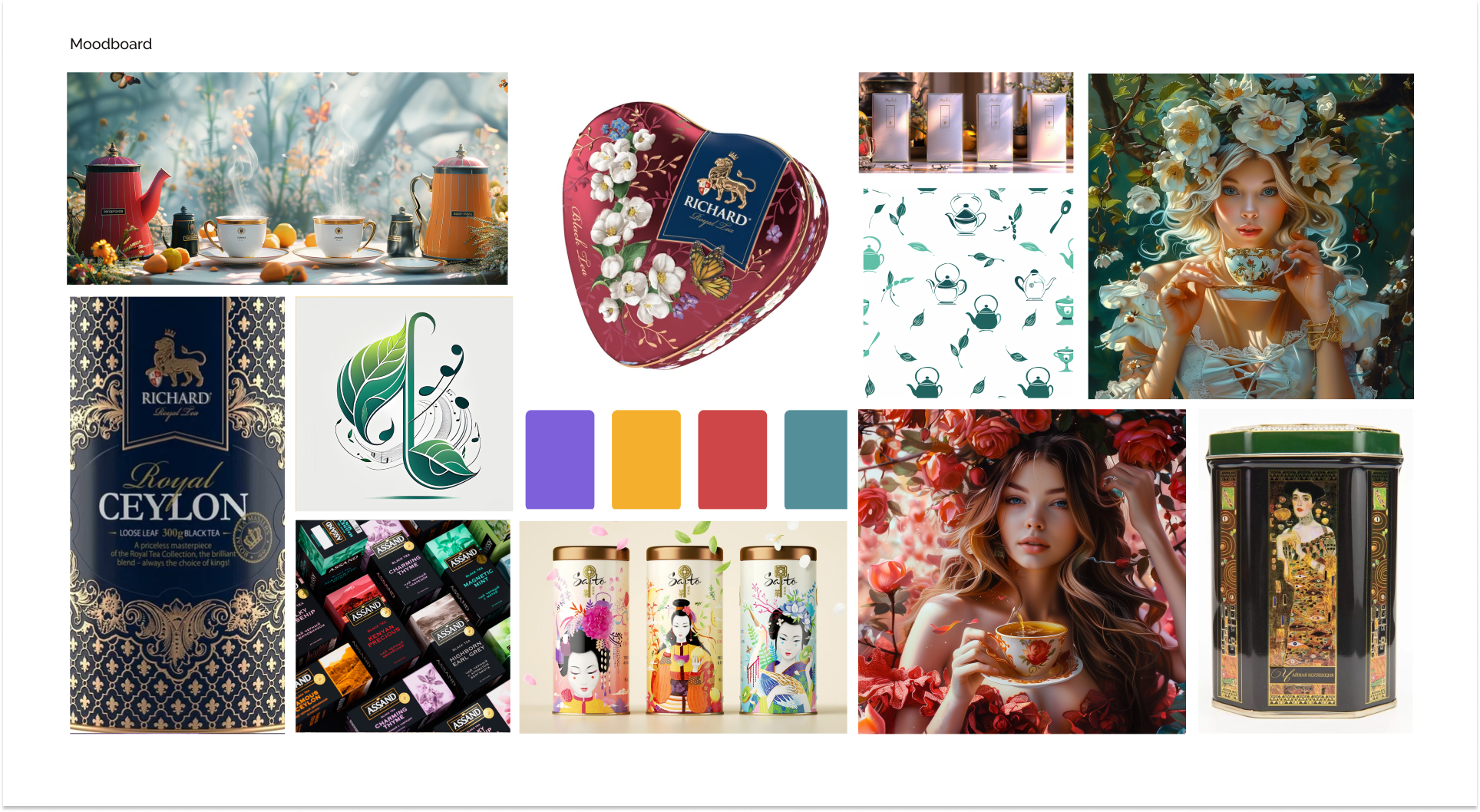 Фирменный стиль для чайного бренда "СИМФОНИЯ" — Изображение №3 — Брендинг, Маркетинг на Dprofile