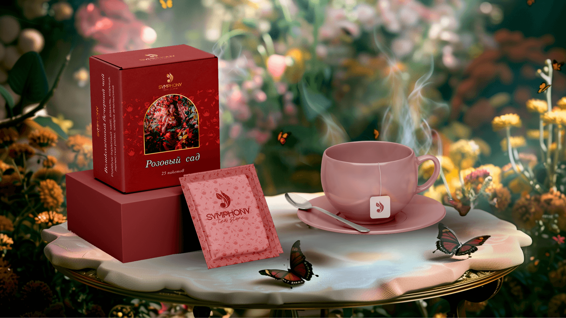 Фирменный стиль для чайного бренда "СИМФОНИЯ" — Изображение №28 — Брендинг, Маркетинг на Dprofile