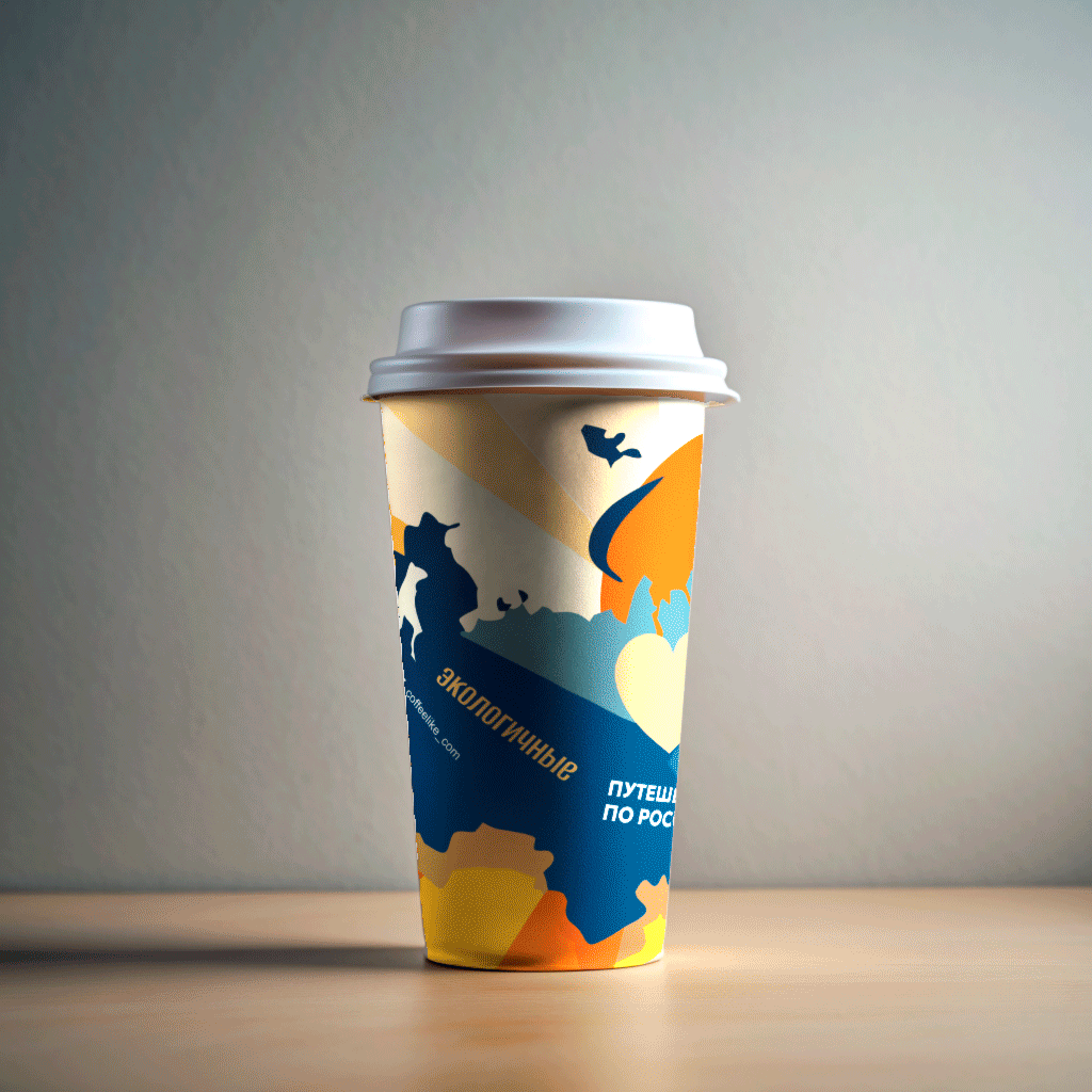 Дизайн кофейных стаканчиков и мерч для Coffe Like (конкурс) — Изображение №7 — Брендинг, Графика на Dprofile
