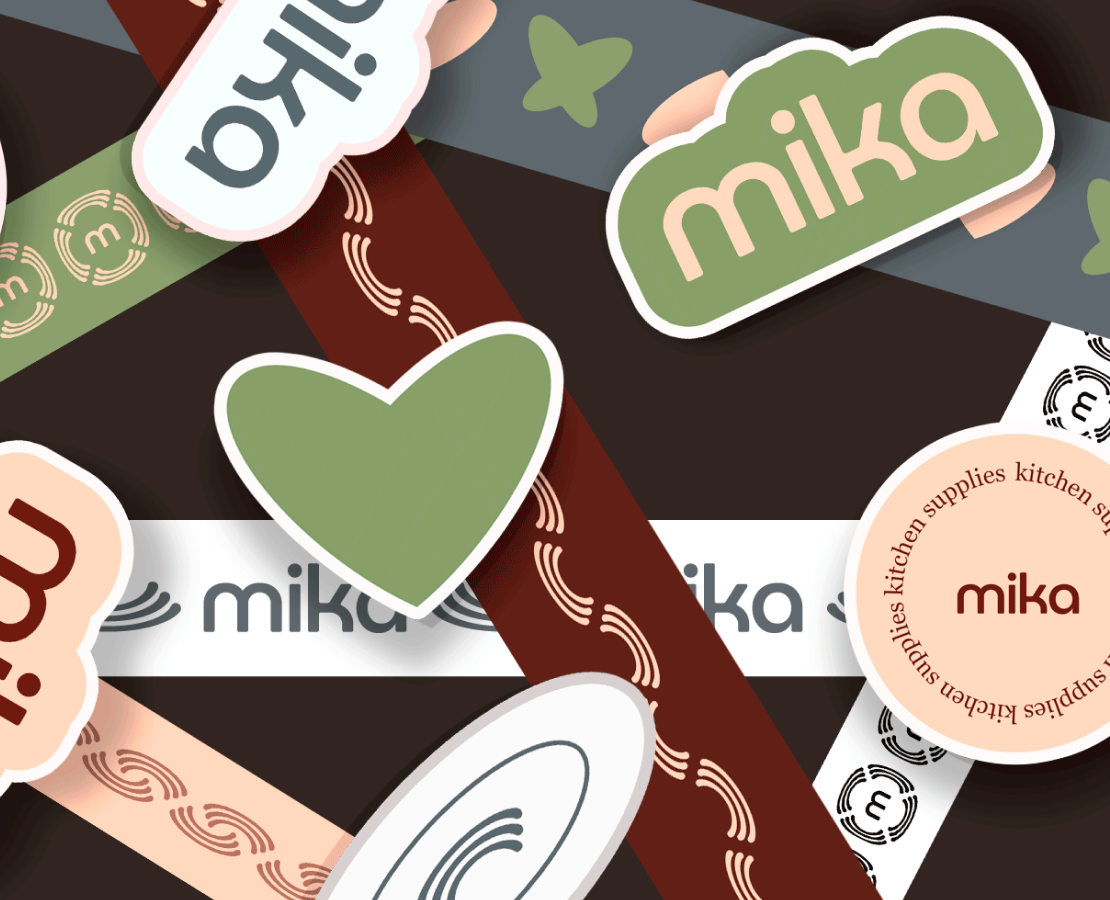 Разработка фирменного стиля для компании "mika" — Брендинг на Dprofile