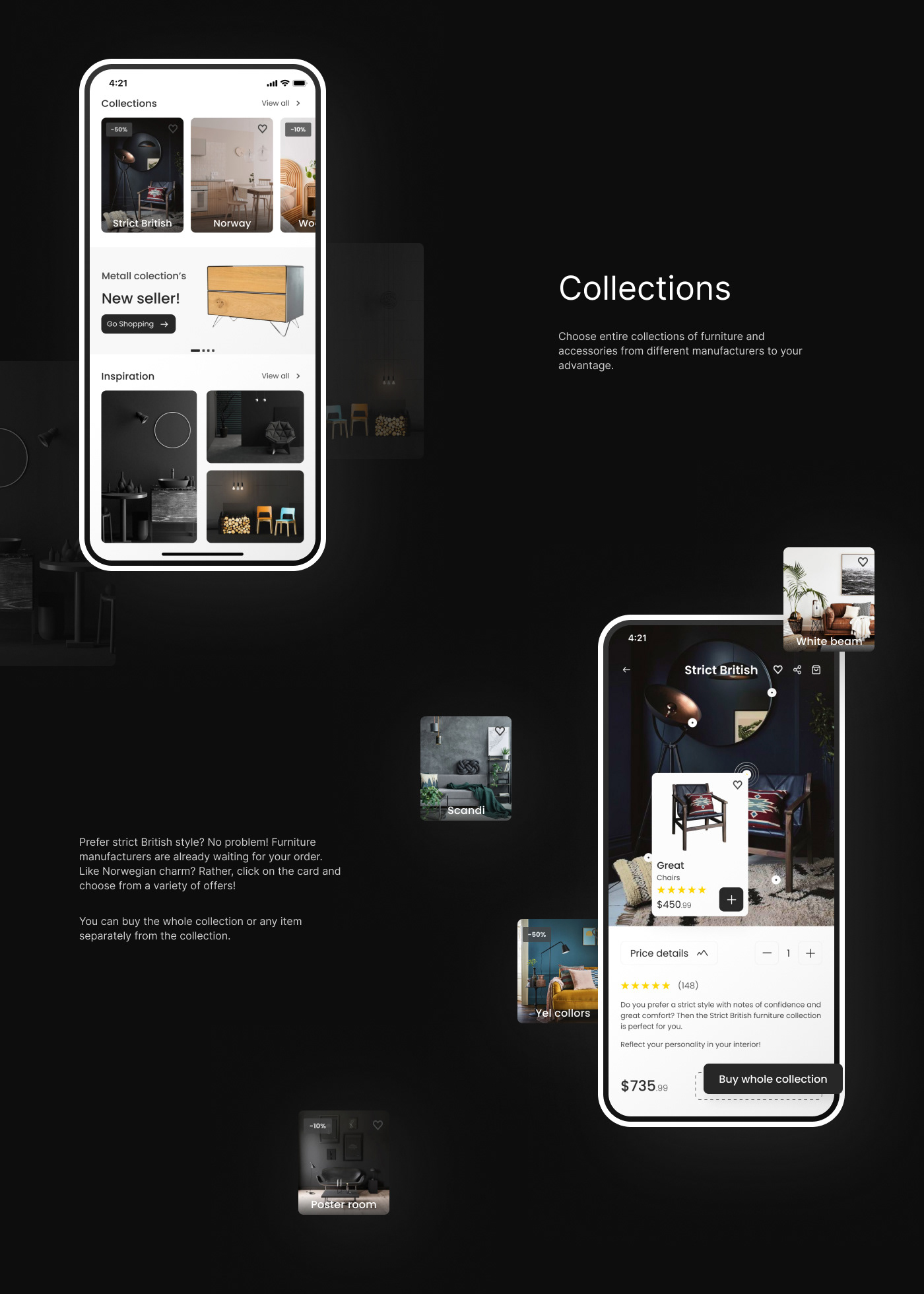 Pooffi | Интернет-магазин | e-commerce app ux/ui — Изображение №10 — Интерфейсы, Брендинг, Иллюстрация на Dprofile