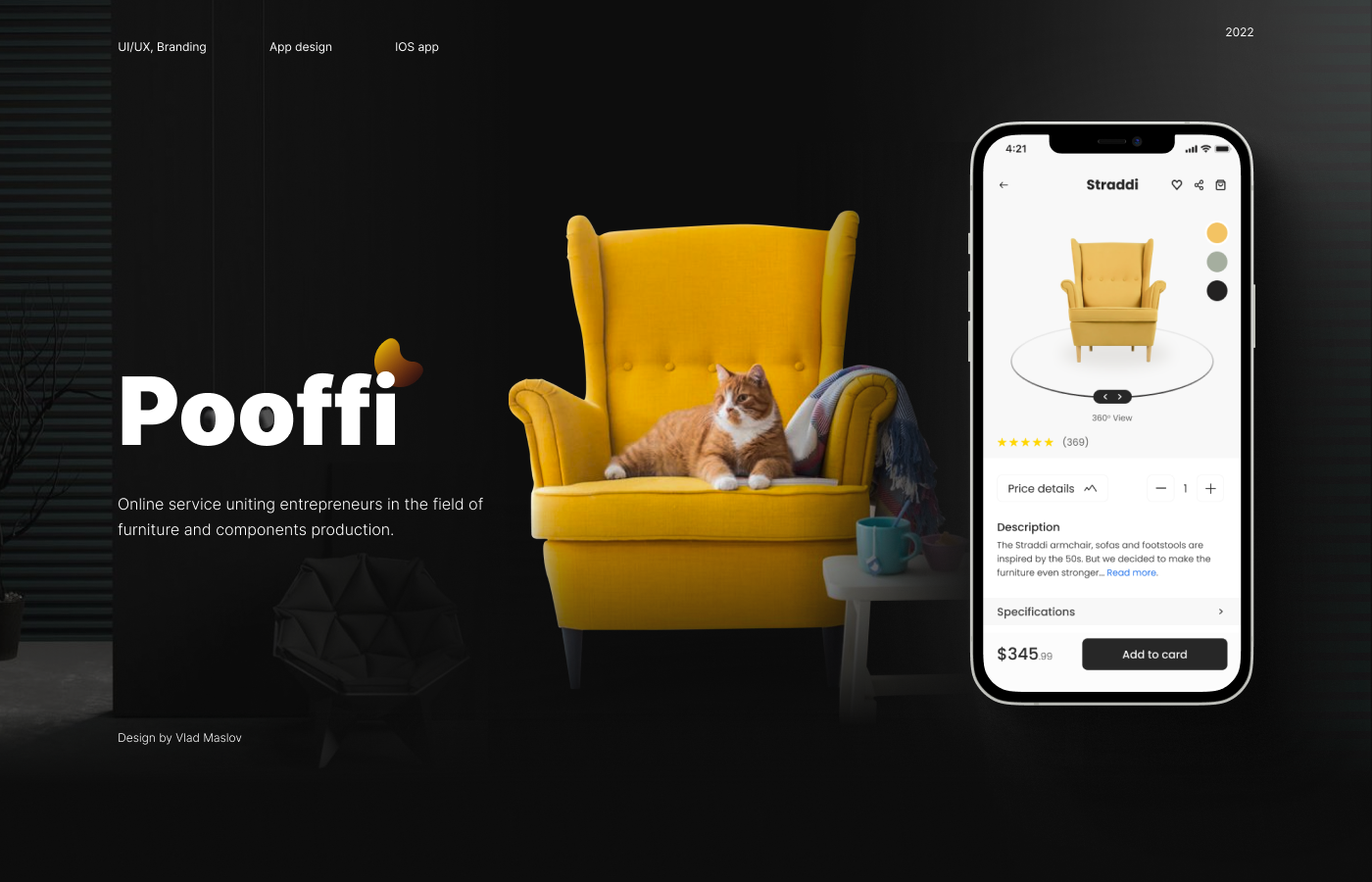 Pooffi | Интернет-магазин | e-commerce app ux/ui — Изображение №1 — Интерфейсы, Брендинг, Иллюстрация на Dprofile