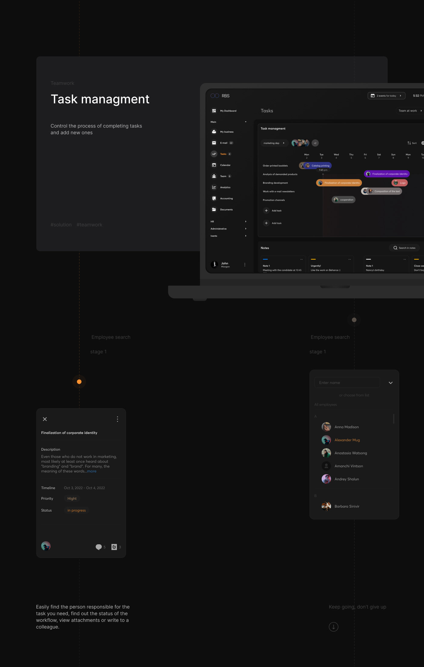 RBS - SaaS | UX Dashboard | Дашборд | CRM | Розничный бизнес — Изображение №13 — Интерфейсы, Брендинг, Иллюстрация на Dprofile