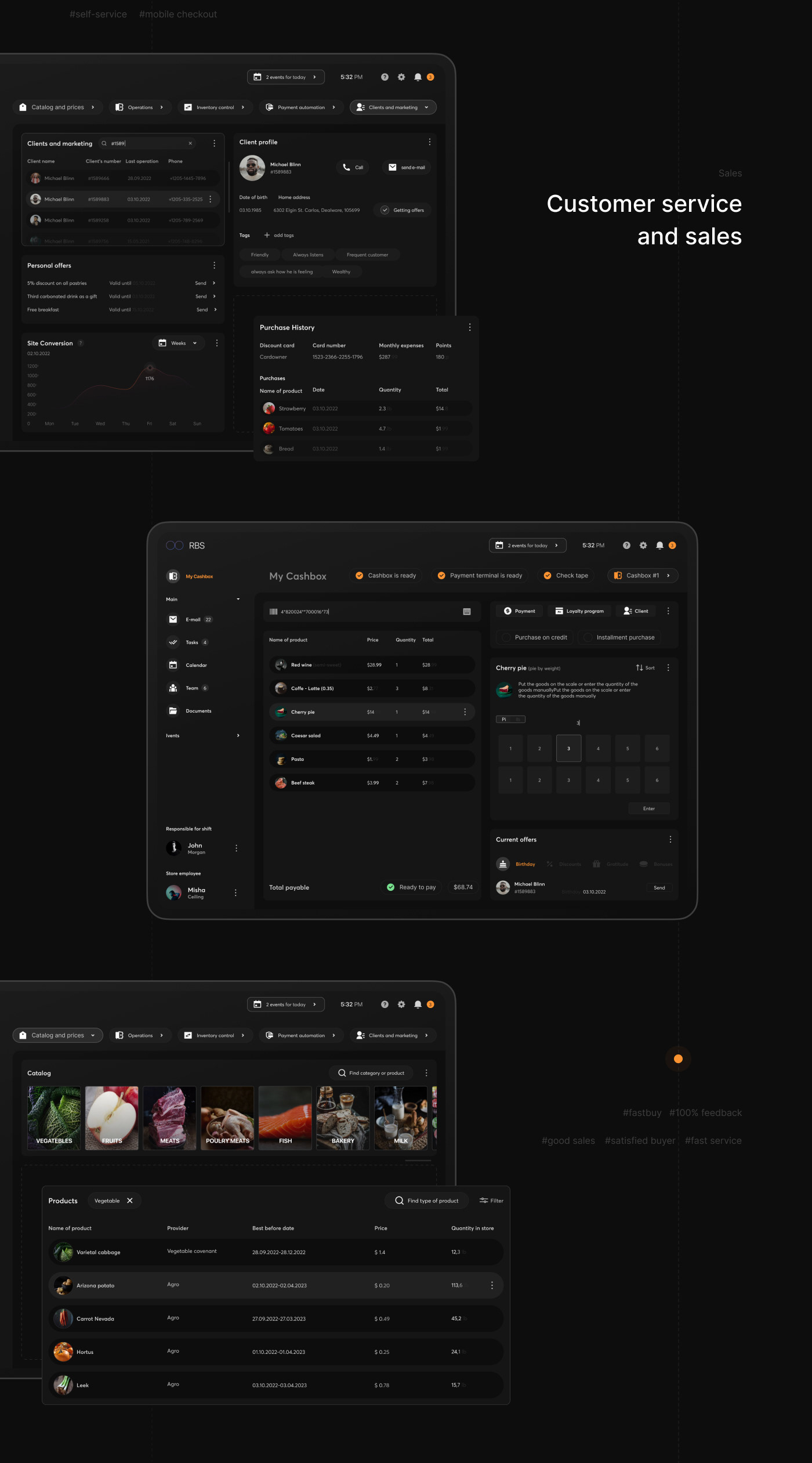 RBS - SaaS | UX Dashboard | Дашборд | CRM | Розничный бизнес — Изображение №15 — Интерфейсы, Брендинг, Иллюстрация на Dprofile