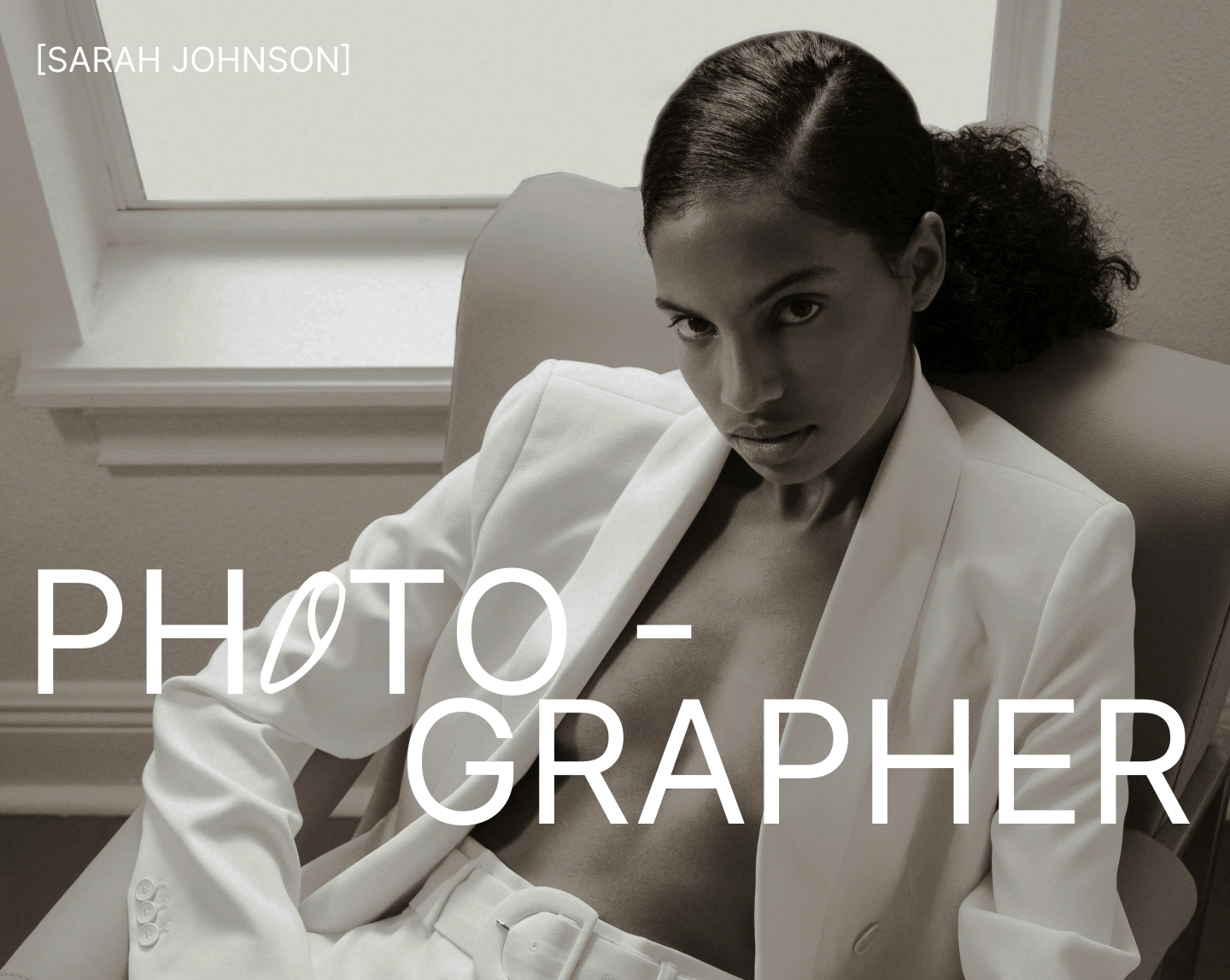 PHOTOGRAPHER SARAH JOHNSON WEBDESIGN CONCEPT — Изображение №1 — Интерфейсы, Анимация на Dprofile