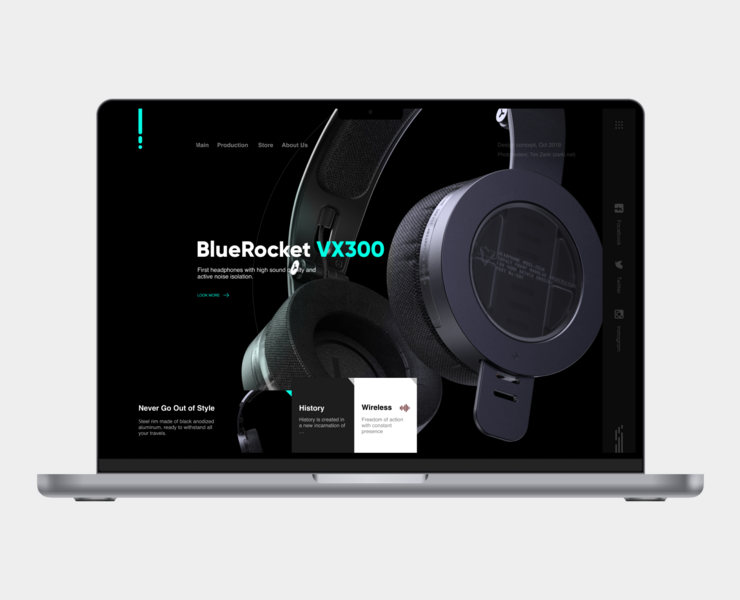BlueRocket VX300 — Интерфейсы на Dprofile