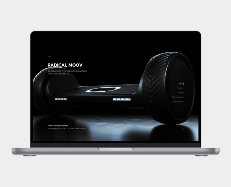 Radical MOOV — Интерфейсы на Dprofile