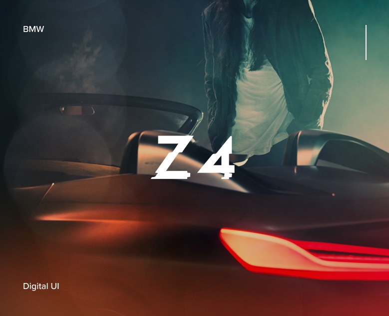 BMW Z4 UI concept — Интерфейсы на Dprofile